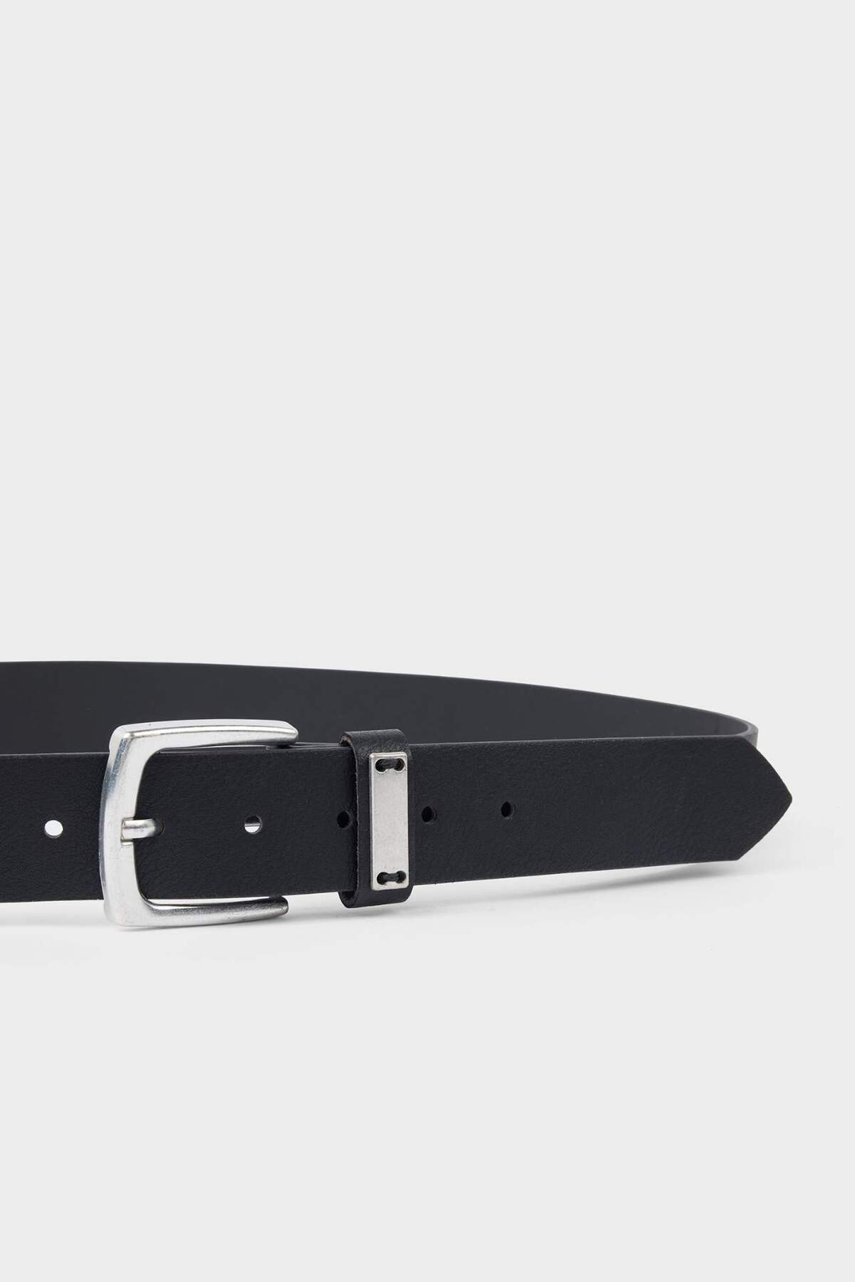 Defacto  Erkek Dikdörtgen Toka Suni Deri Günlük Kemer H0302AXNS - Görsel 2