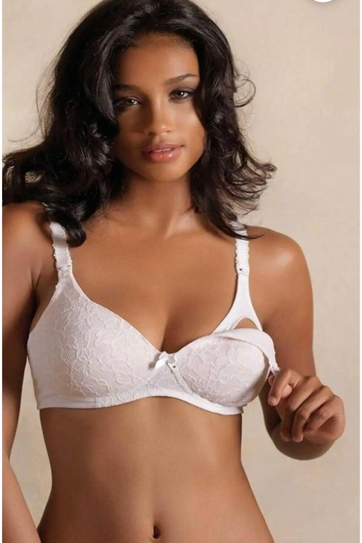 Genel Markalar Miss Prive Dantelli Kaplı Emzirme Sütyeni fotoğrafı 2 (önizleme)