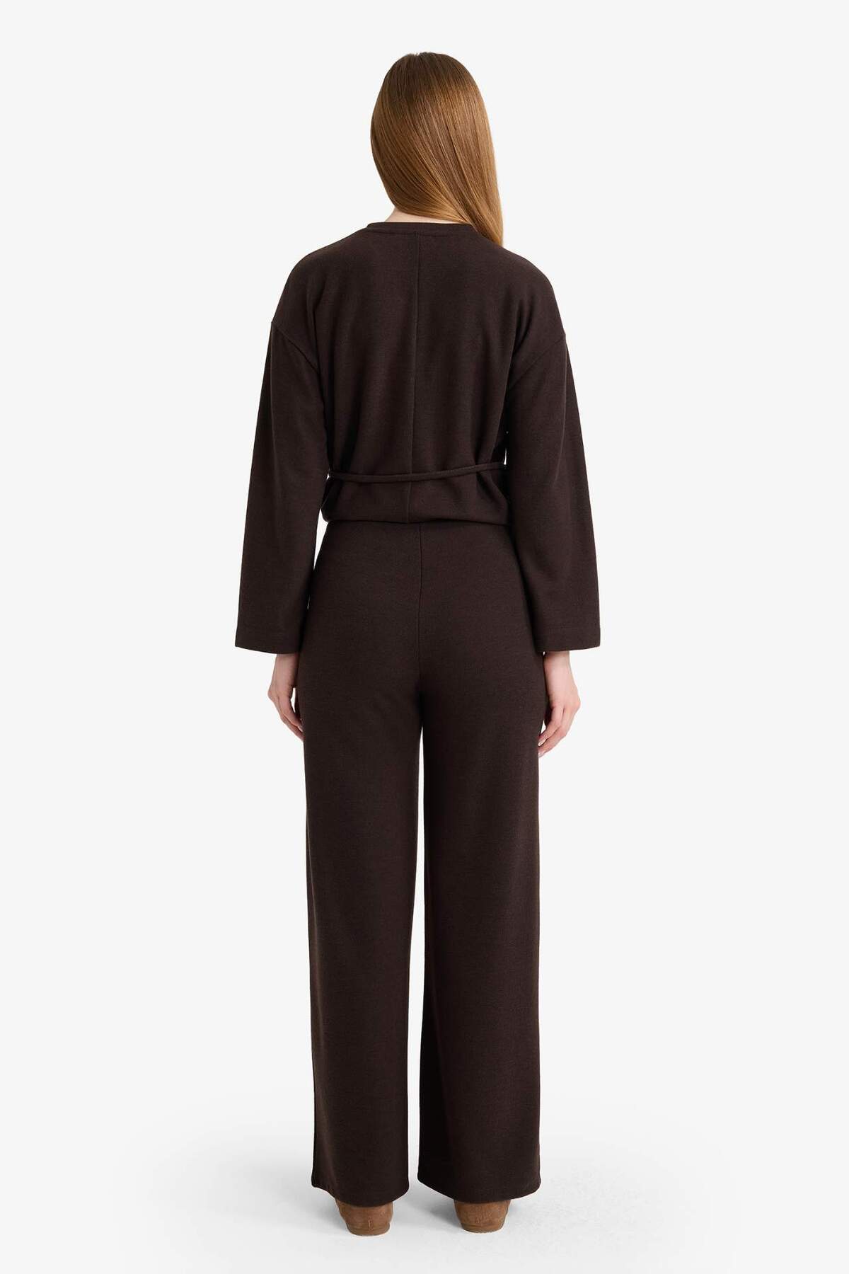 DeFacto Wide Leg Geniş Bol Paça Pantolon G4085AX25WN görsel 4
