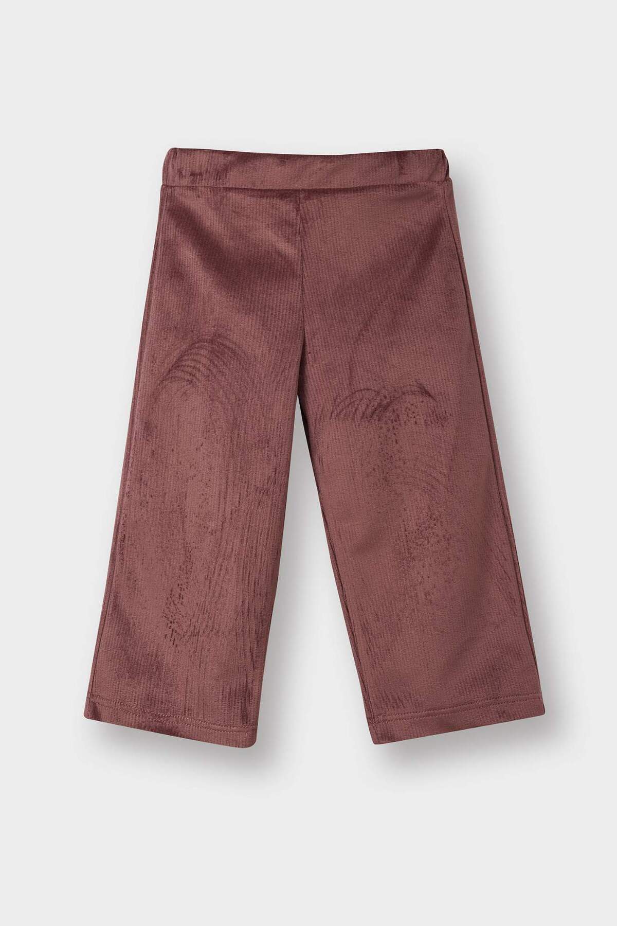 Defacto 2'li Takım Baskılı Sweatshirt Süet Pantolon Kız Bebek G5713A525WN fotoğrafı 2 (önizleme)