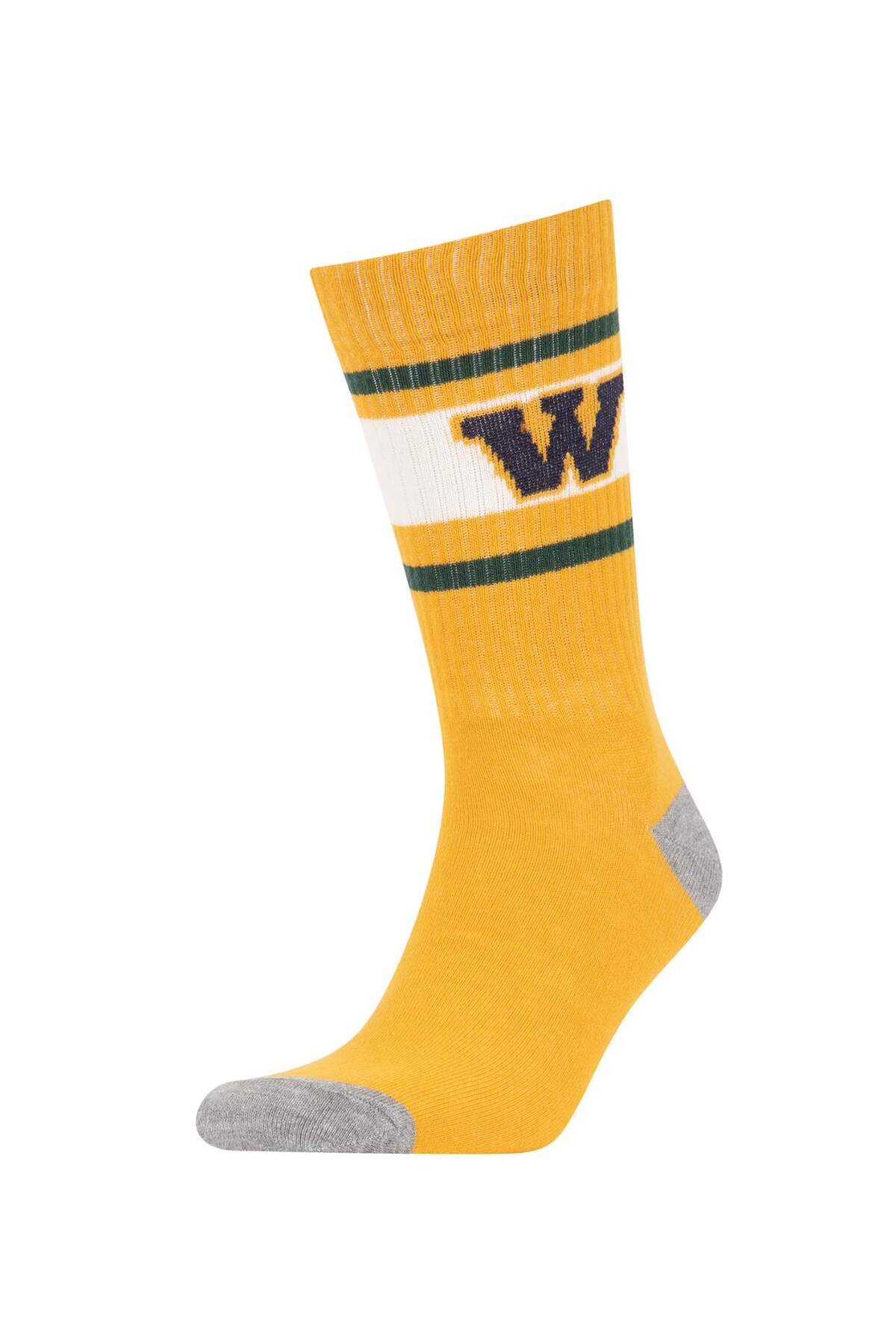 Defacto  Erkek Baskılı Rahat Lastikli 3lü Pamuklu Uzun Çorap Y2597AZNS - Görsel 3