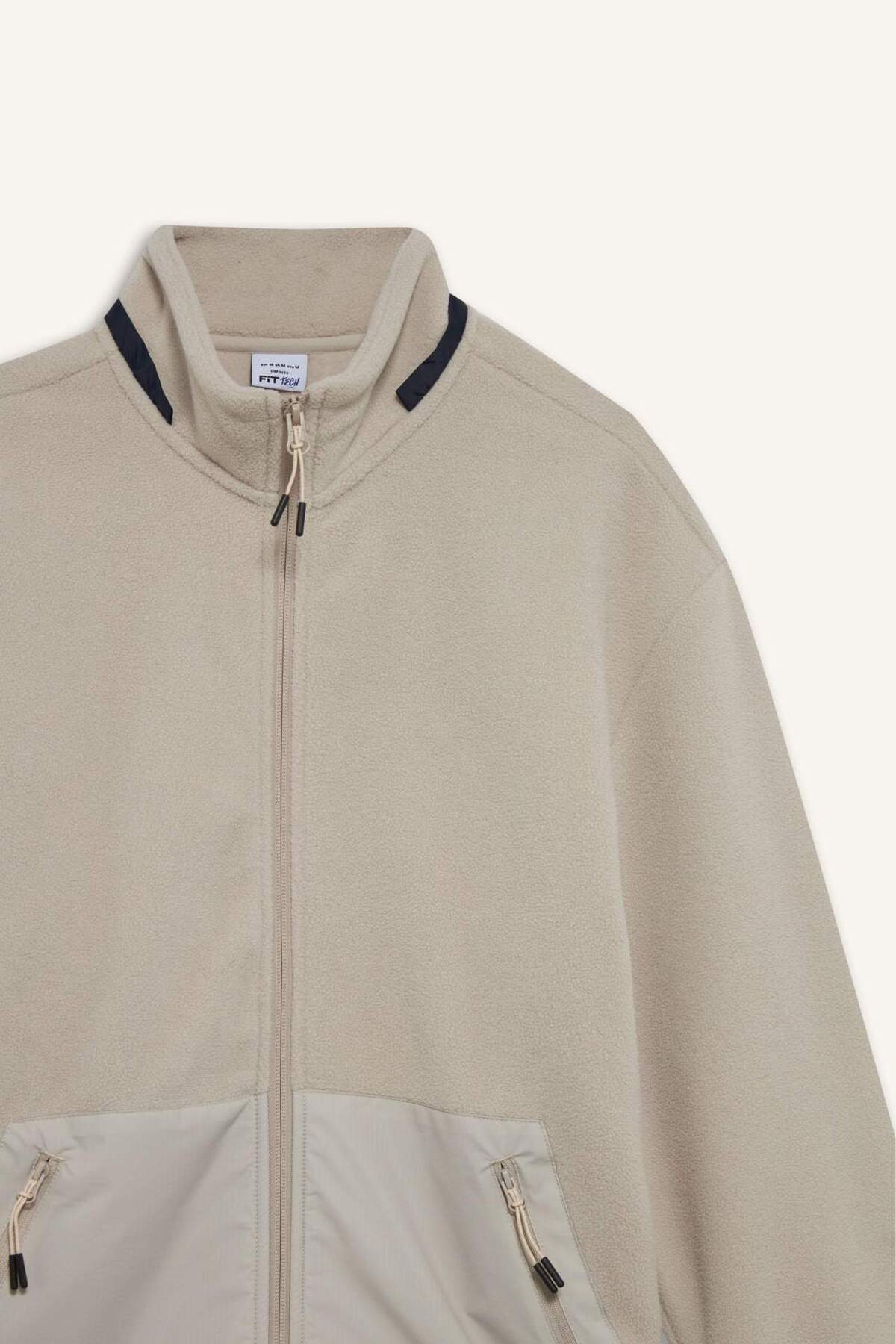 Defacto  Standart Fit Dik Yaka İçi Yumuşak Tüylü Polar Hırka F2303AX25WN - Görsel 8