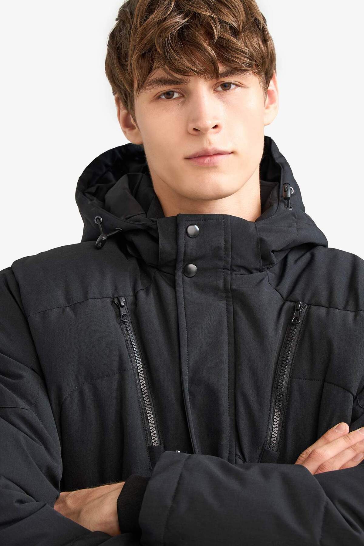 Defacto  Su İtici Slim Fit Mont F1147AX25WN - Görsel 5