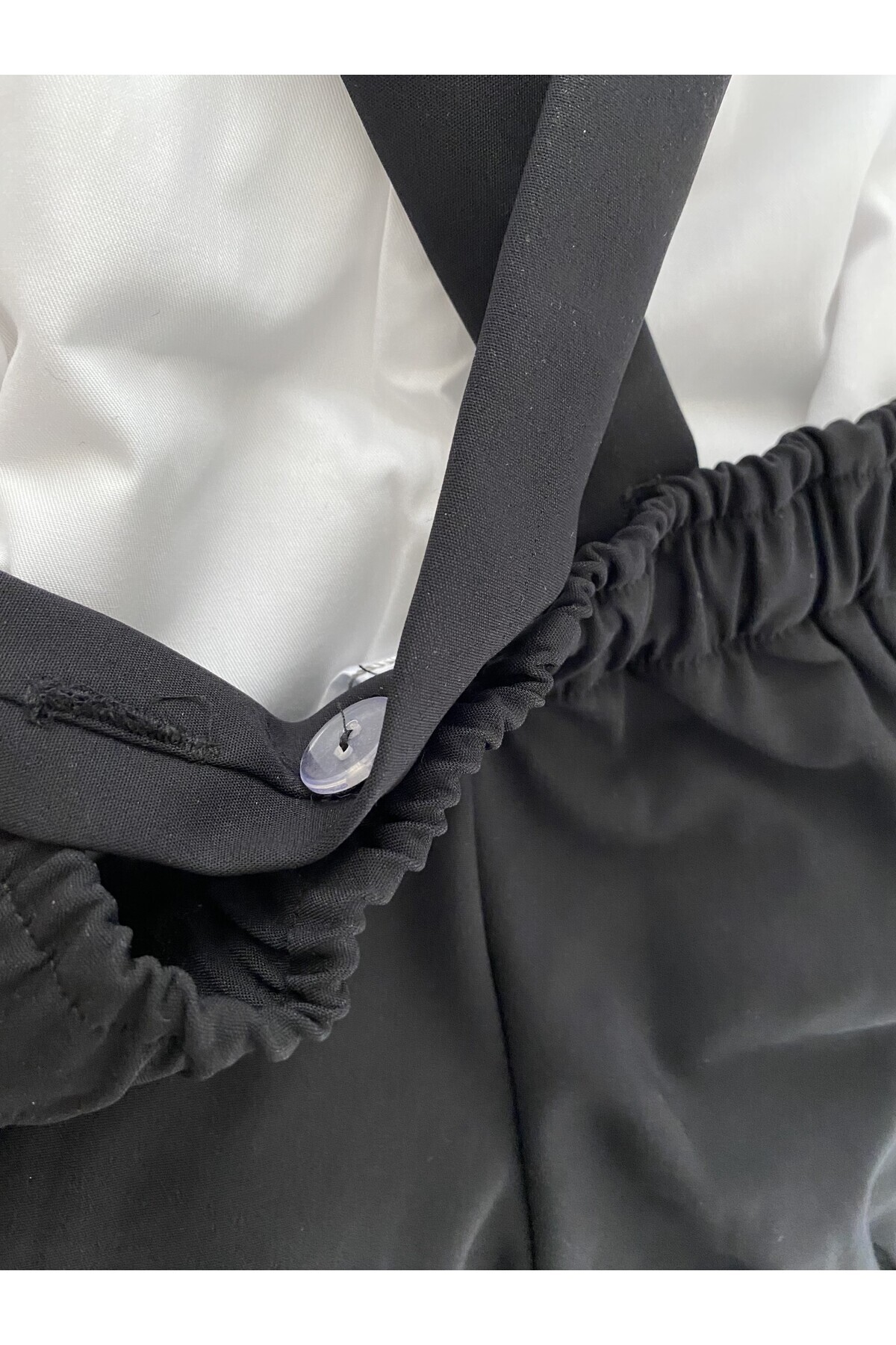 tubibebe Siyah & Gold Pileli Şort Salopet Takım - Erkek Bebek Doğum Günü Kıyafeti - Özel Gün Kostümü fotoğrafı 6 (önizleme)