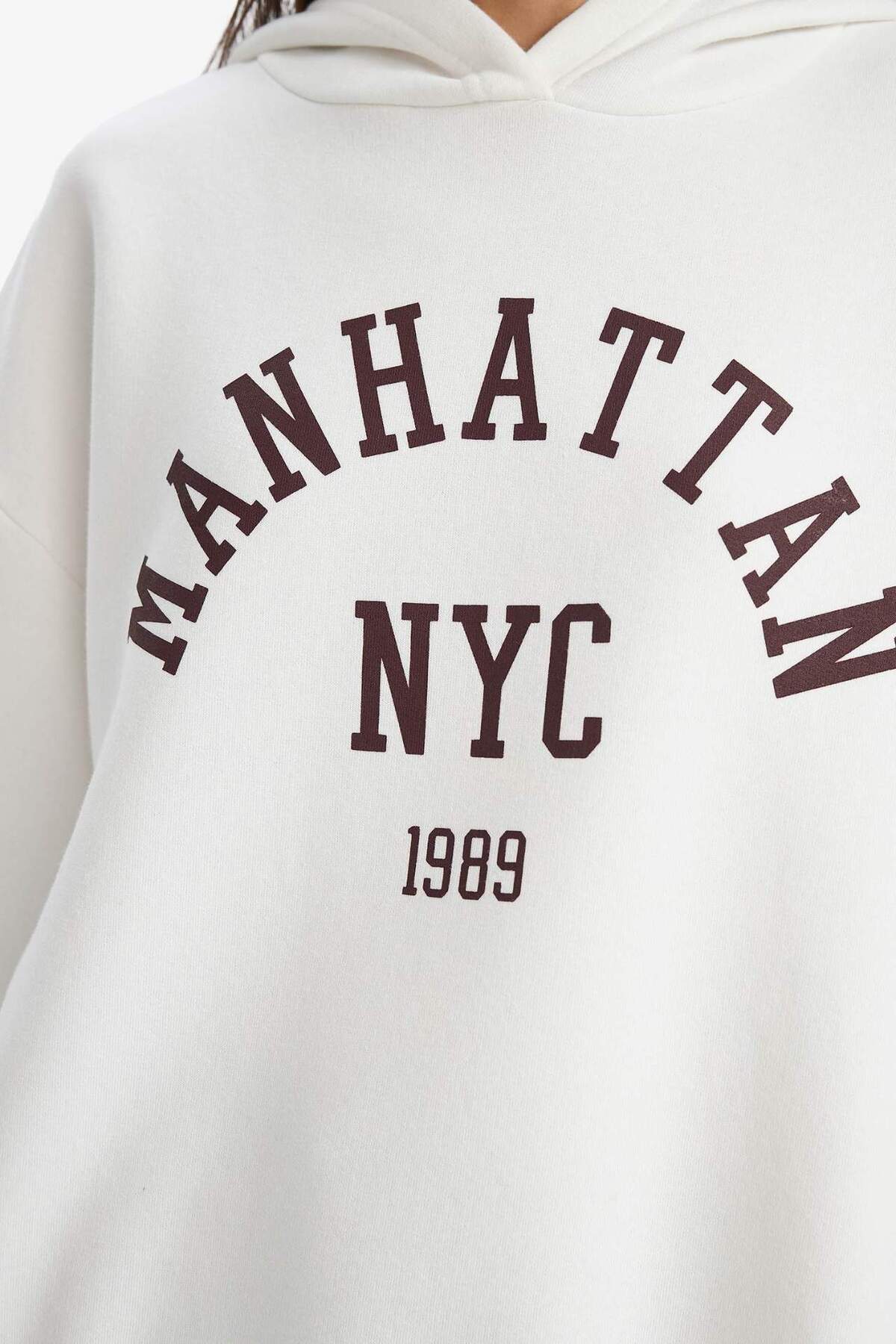 Defacto  Relax Fit Kapüşonlu Baskılı Sweatshirt G6965AX25WN - Görsel 3