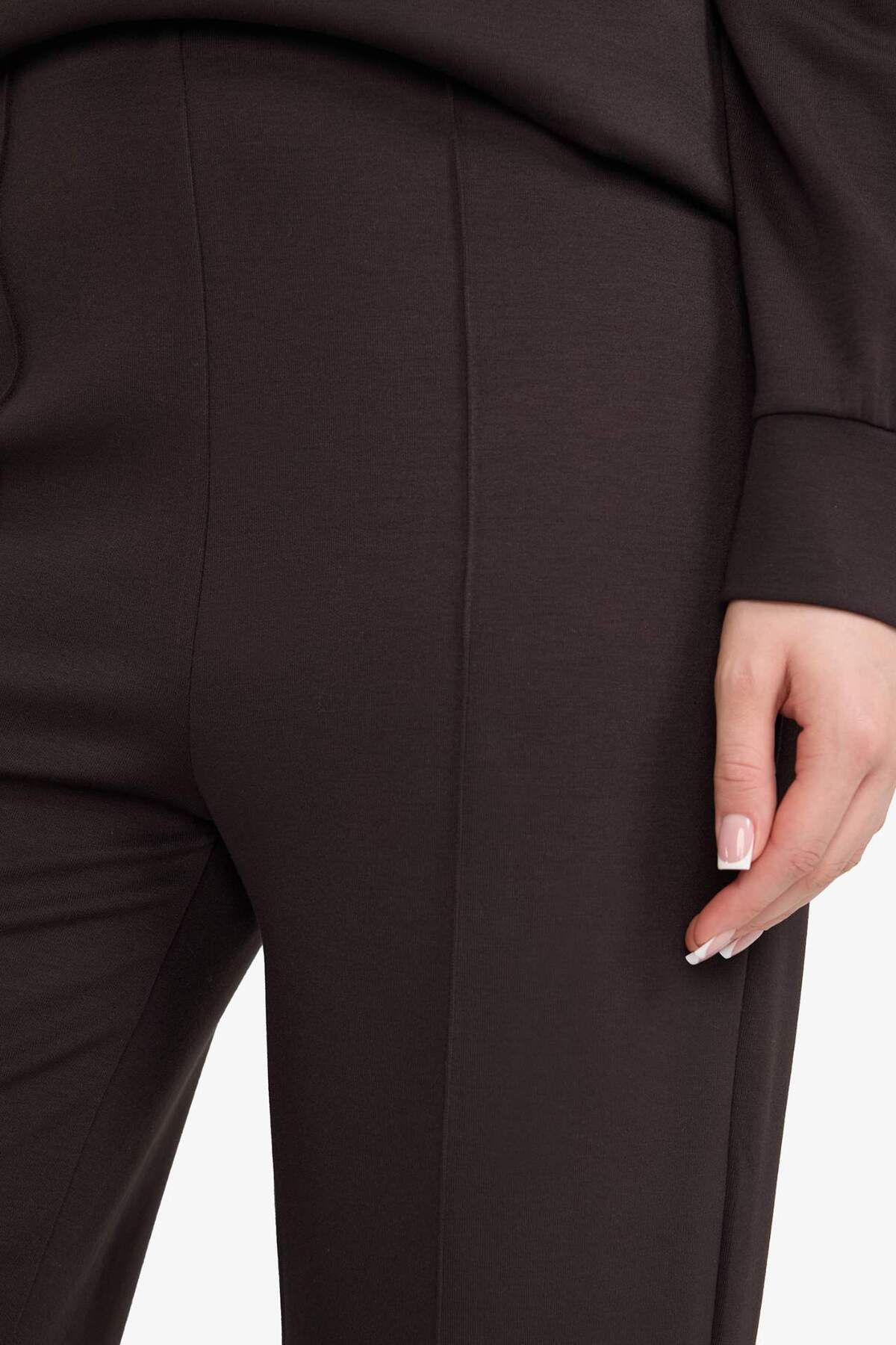 DeFacto Regular Fit Beli Lastikli Pantolon F5118AX25AU görsel 4