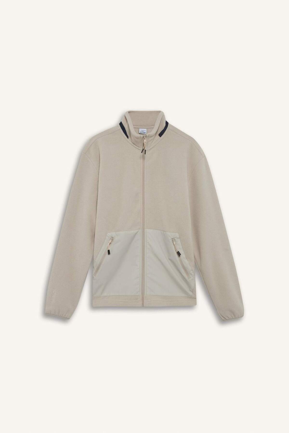 Defacto  Standart Fit Dik Yaka İçi Yumuşak Tüylü Polar Hırka F2303AX25WN - Görsel 7