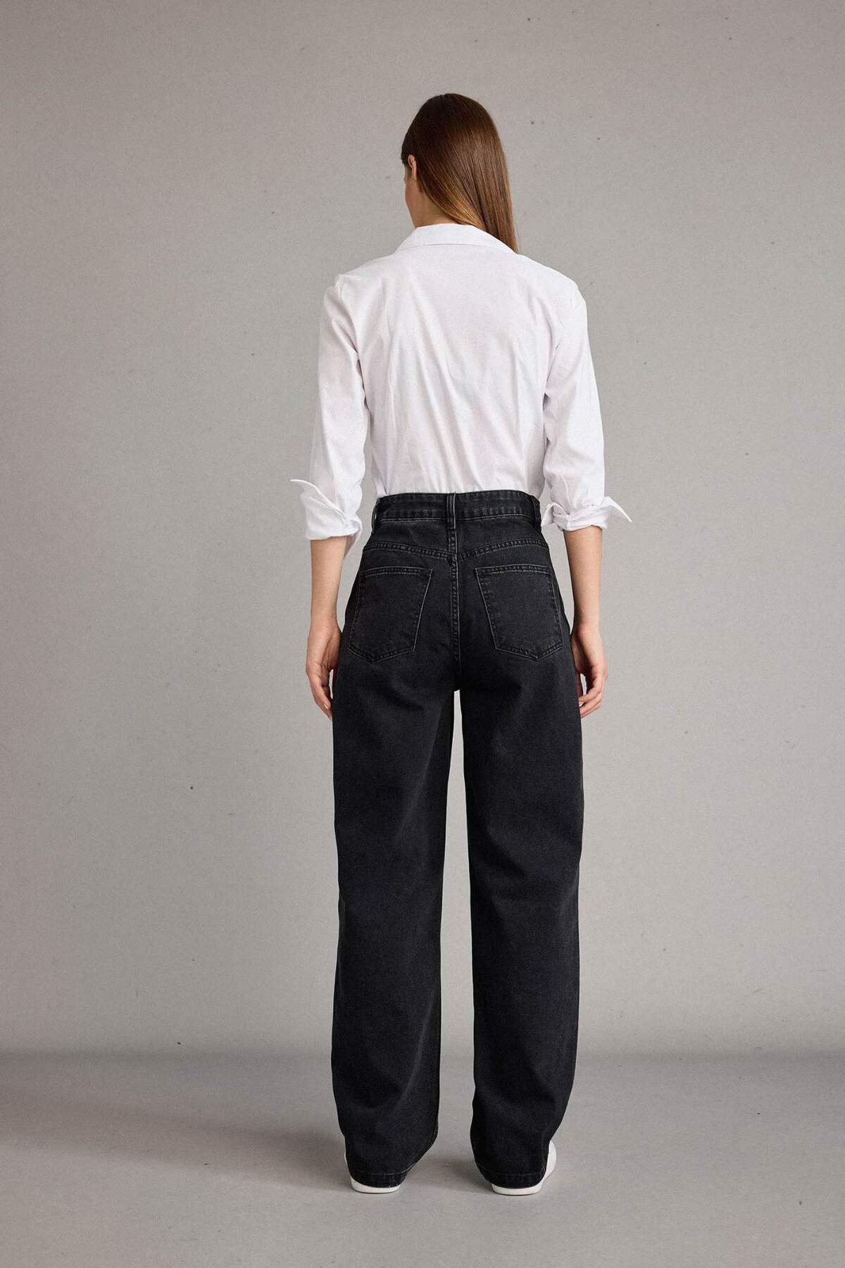 Defacto  %100 Pamuk Jean Pantolon G4854AX25WN - Görsel 5