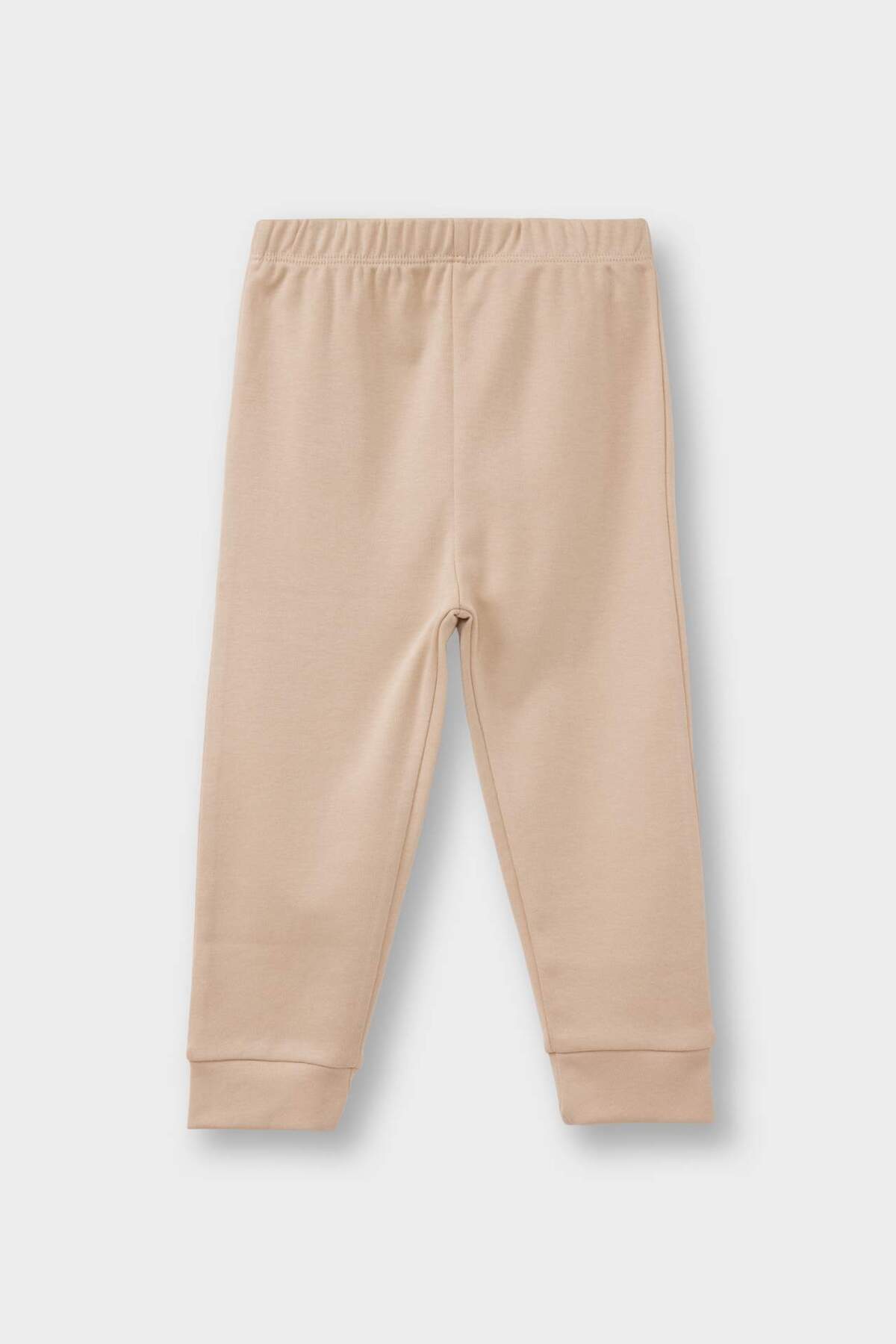 Defacto %100 Pamuklu Ayı Baskılı Beli Lastikli Pijama Takımı Erkek Bebek F0554A525AU fotoğrafı 2 (önizleme)