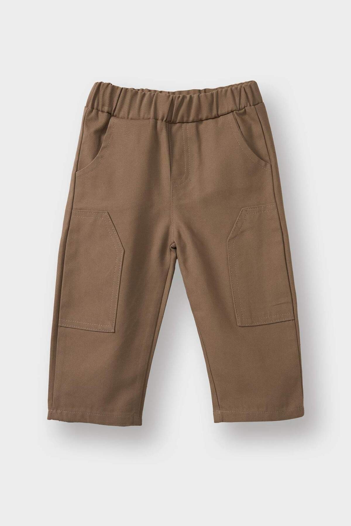 Defacto 2'li Takım Kareli Flanel Gömlek Pantolon Erkek Bebek G3226A525WN fotoğrafı 2 (önizleme)