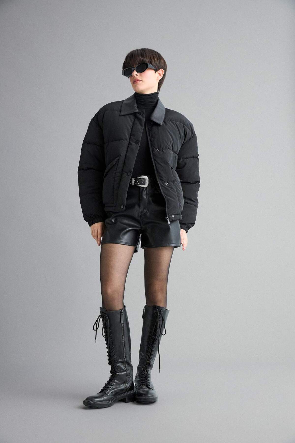 Defacto  Su Geçirmez Regular Fıt Polo Yaka Mont F2822AX25WN - Görsel 2