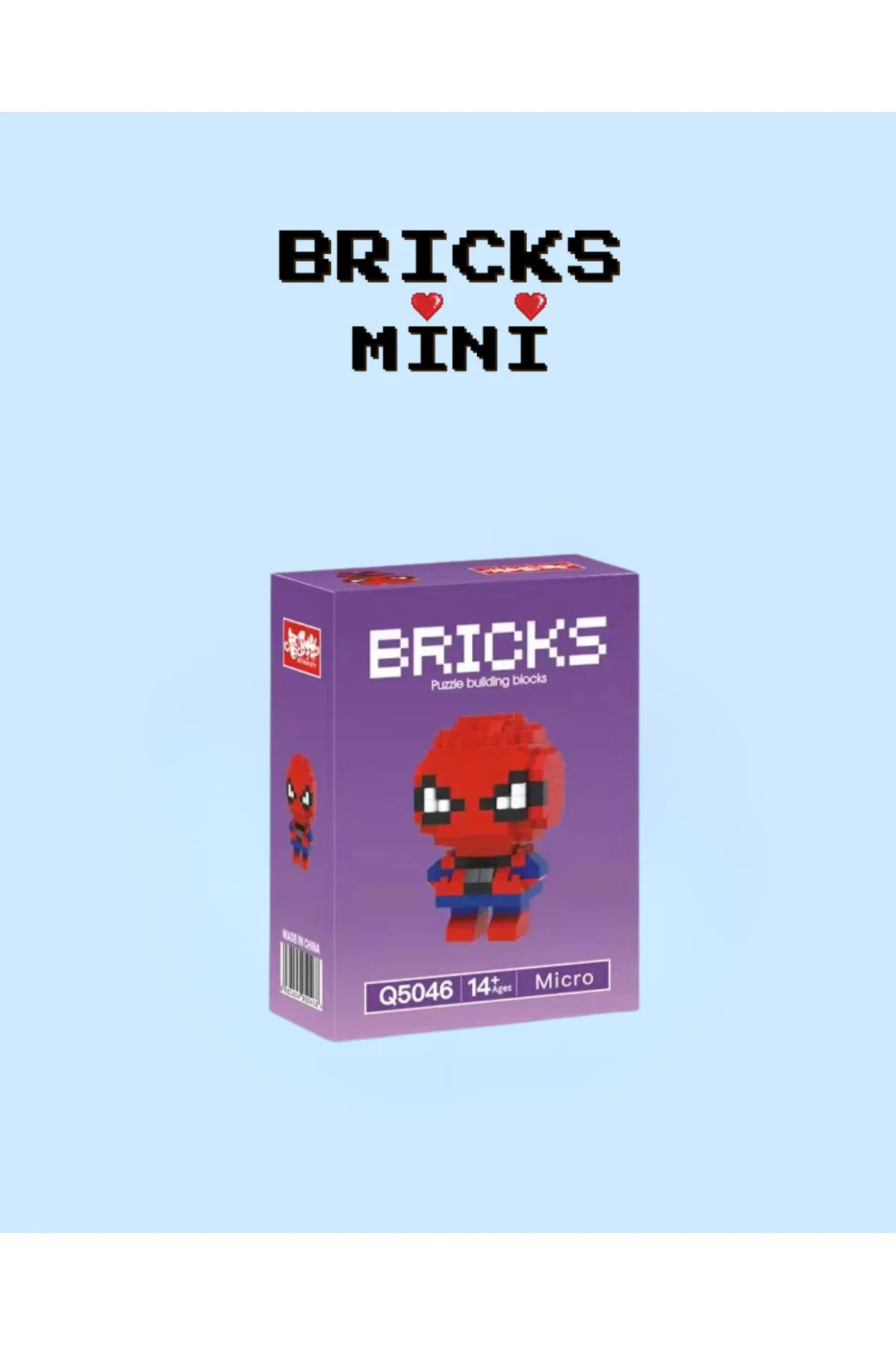 Bricks Mini Rasgele Model Süper Kahramanlar Çizgi Film Karakterleri fotoğrafı 2 (önizleme)