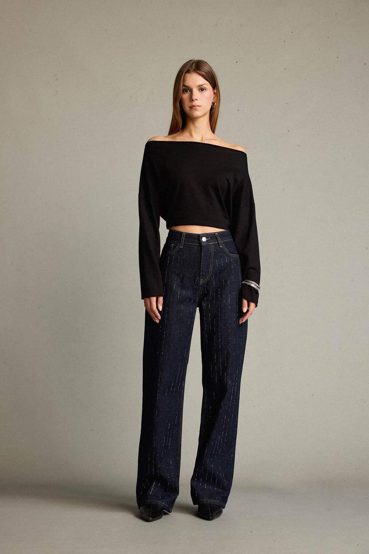 Defacto  %100 Pamuk Relax Fıt Jean Pantolon G3204AX25AU - Görsel 3