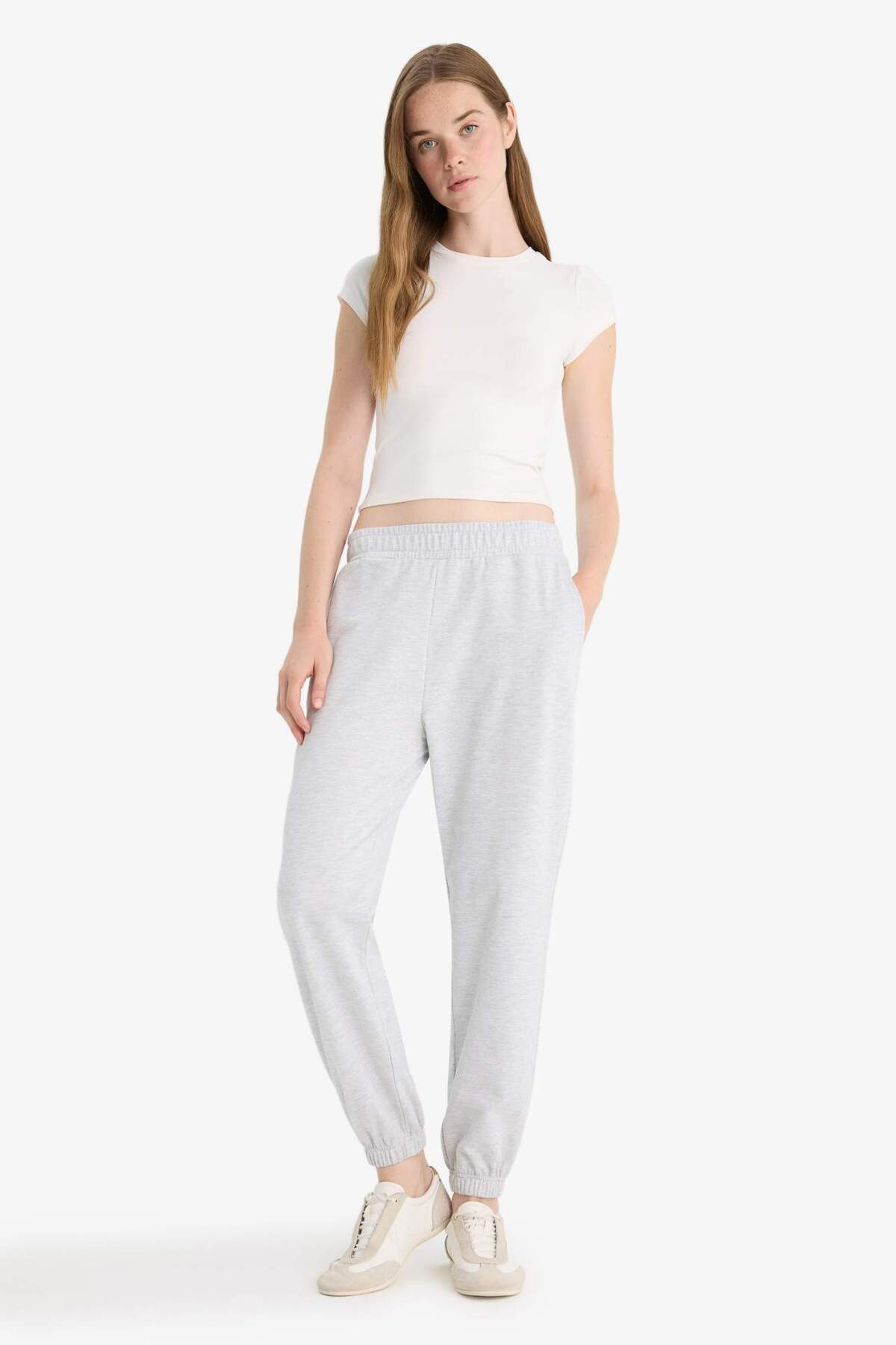 Defacto  Beli Lastikli Jogger Eşofman Altı X5391AZ25WN - Görsel 3