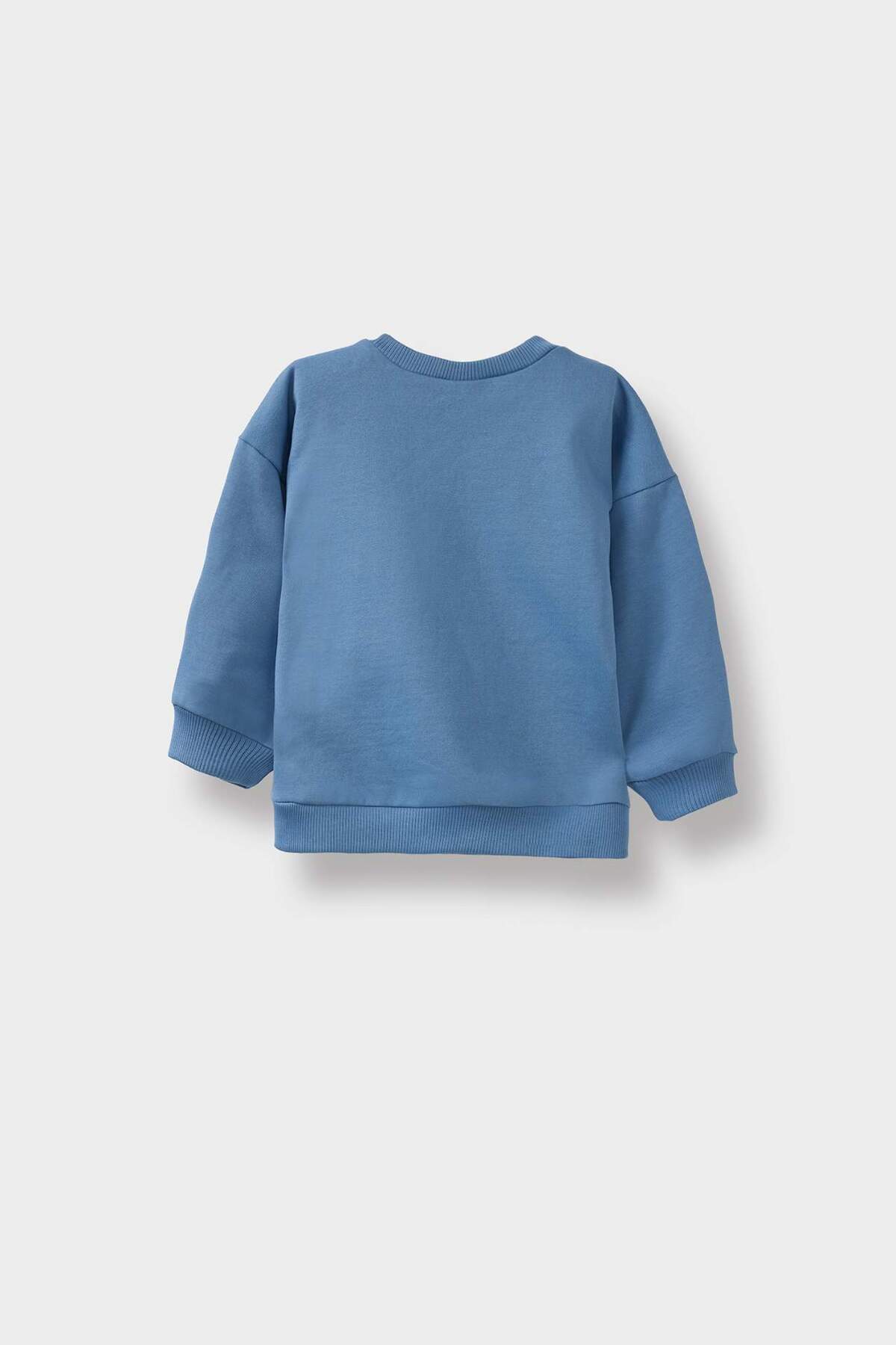 Defacto Bisiklet Yaka Baskılı İçi Yumuşak Tüylü 2'li Sweatshirt Erkek Bebek F3463A525WN fotoğrafı 7 (önizleme)