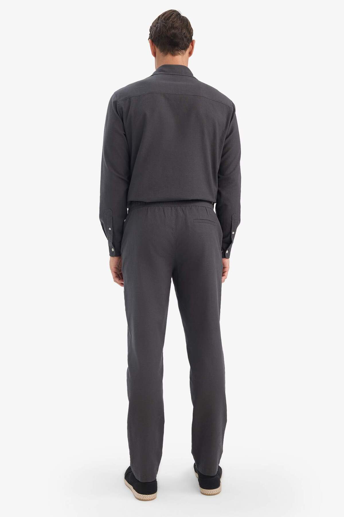 Defacto  %100 Pamuk Slim Fit Pantolon D2671AX25AU - Görsel 6