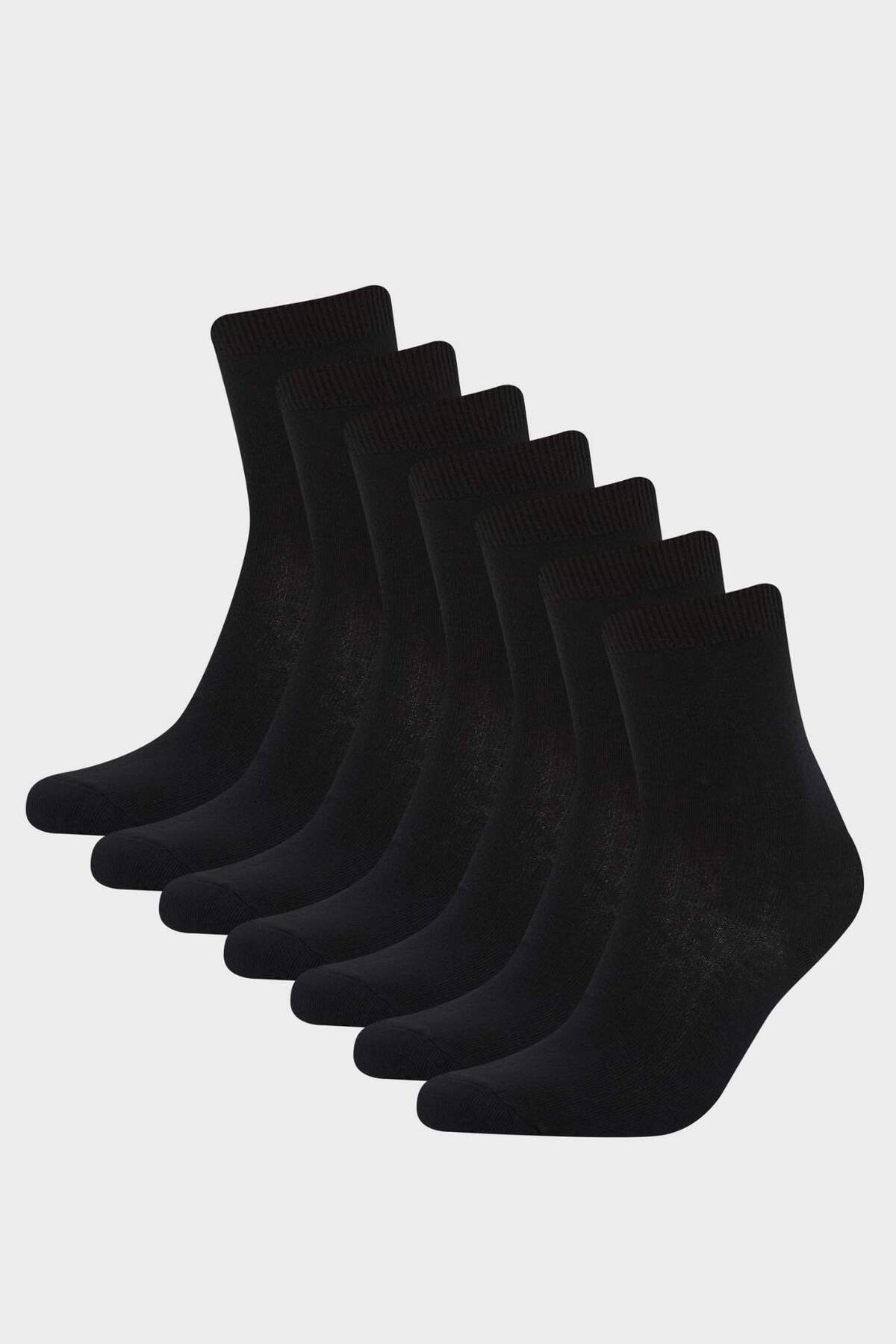 Defacto Women's 7-Pack Cotton Long Socks F4877Axns