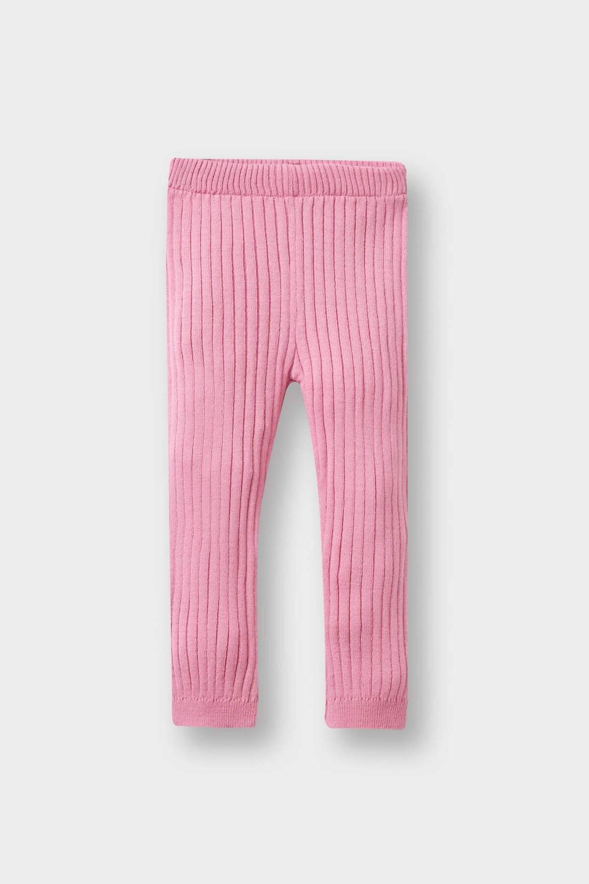 Defacto 2'li Takım Çiçekli Kazak Tayt Kız Bebek F3803A525AU fotoğrafı 2 (önizleme)