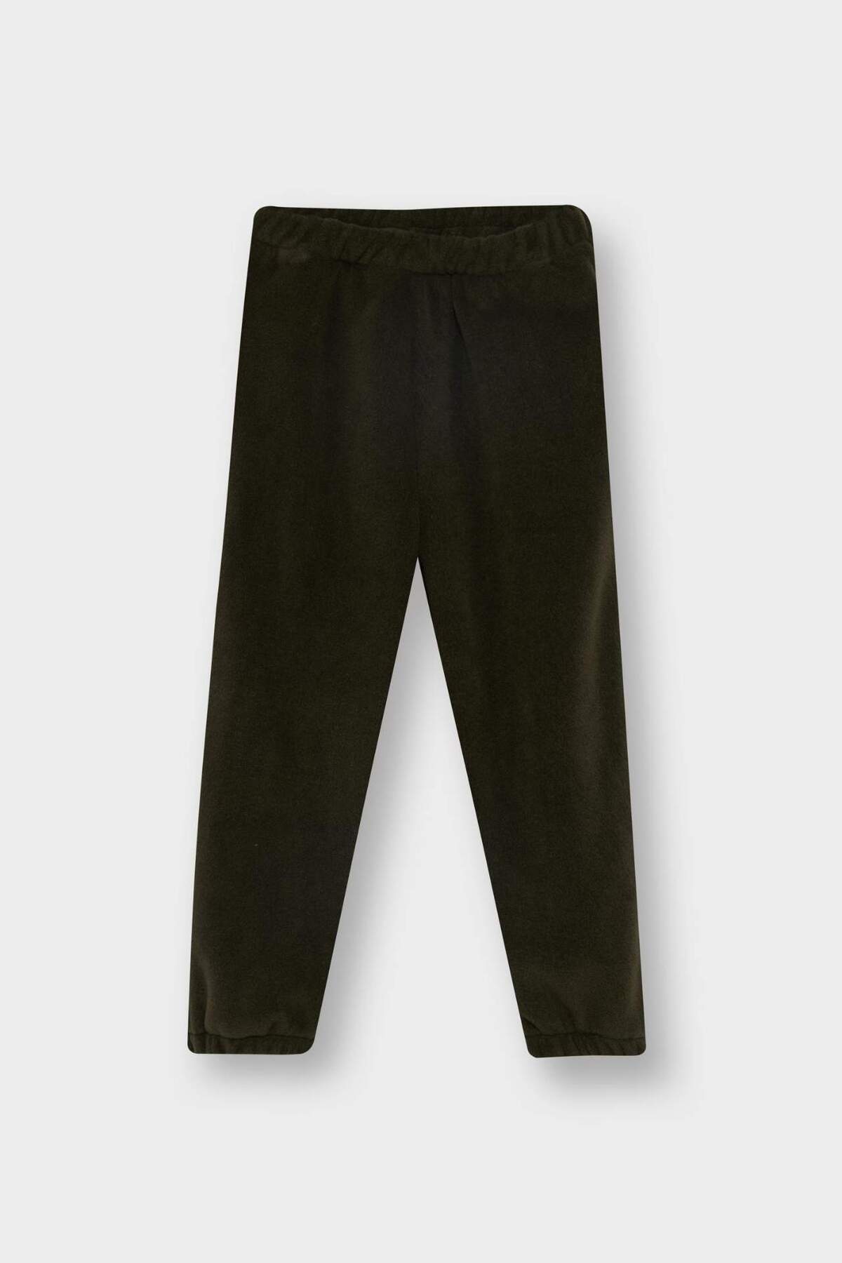 Defacto 2'li Takım Nakışlı Polar Dik Yaka Düğmeli Sweatshirt Eşofman Altı Erkek Bebek F7603A525WN fotoğrafı 3 (önizleme)