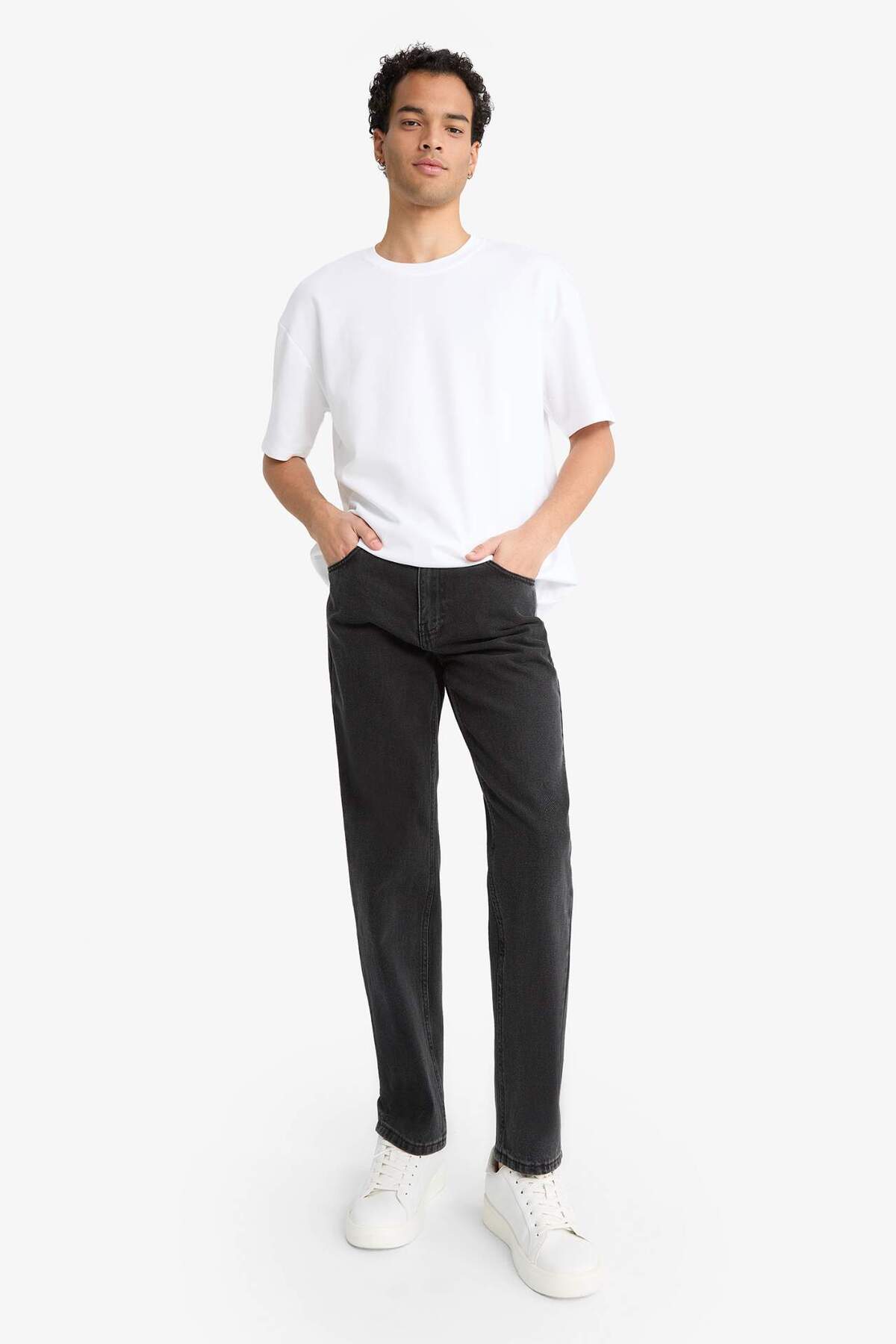 Defacto Straight Fit Straight Leg Jeans E9101Ax25Au