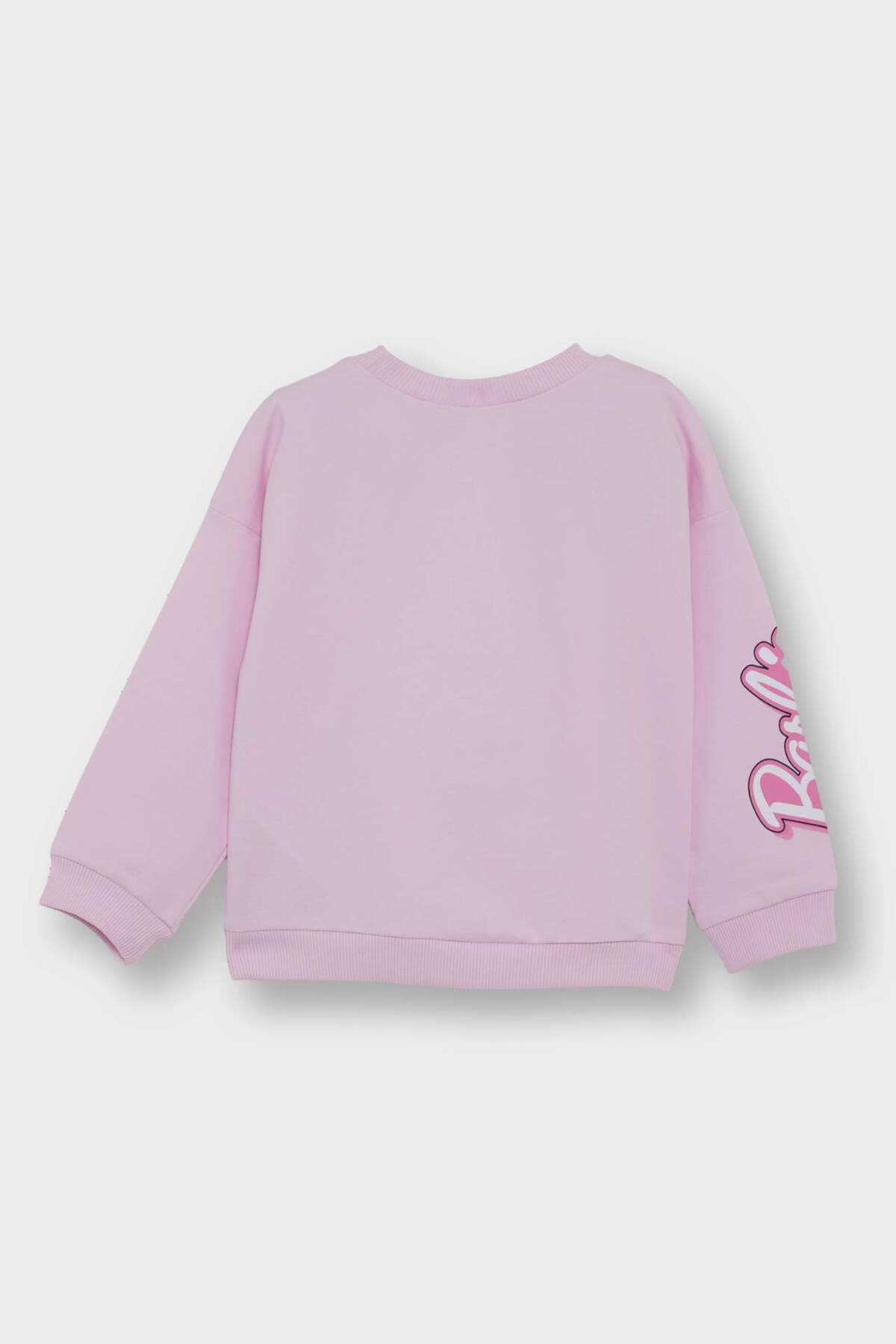 Defacto Barbie Bisiklet Yaka Sweatshirt Kız Bebek F4979A525AU fotoğrafı 5 (önizleme)