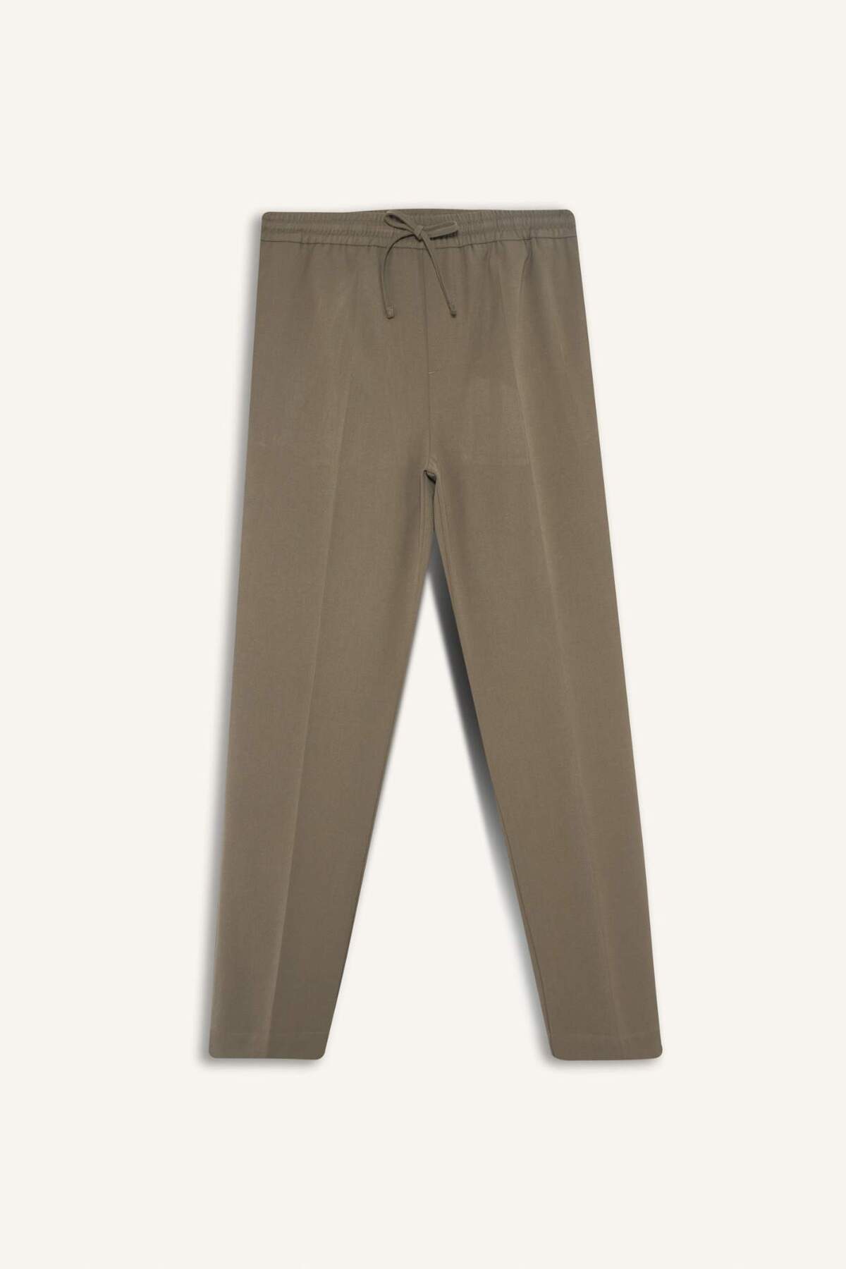 DeFacto Ultra Yumuşak Beli Bağcıklı Lastikli Cepli Jogger Fit Her Yöne Esneyen Yumuşak Tuşe Pantolon A9943AX görsel 8