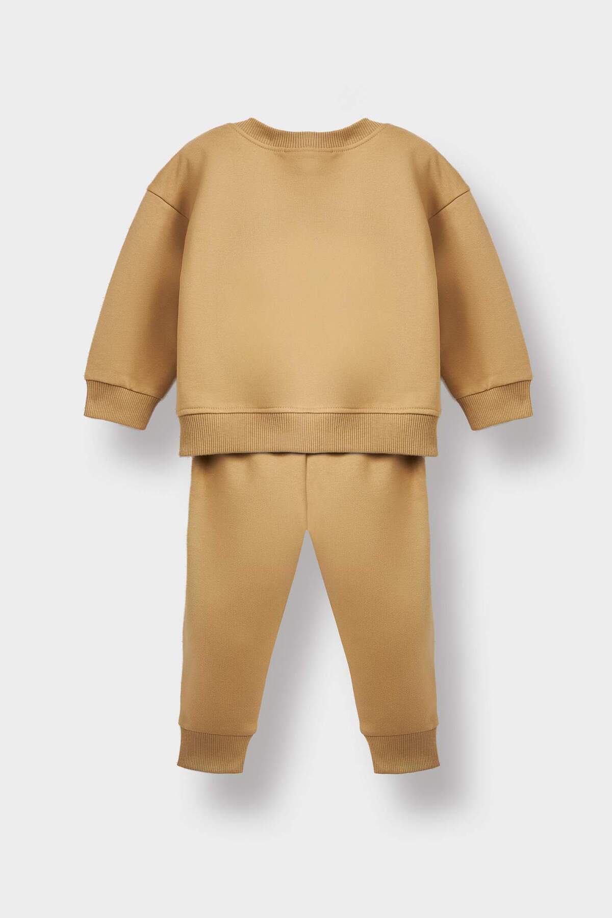 Defacto 2'li Takım Baskılı Sweatshirt Eşofman Altı Erkek Bebek E8985A525AU fotoğrafı 4 (önizleme)