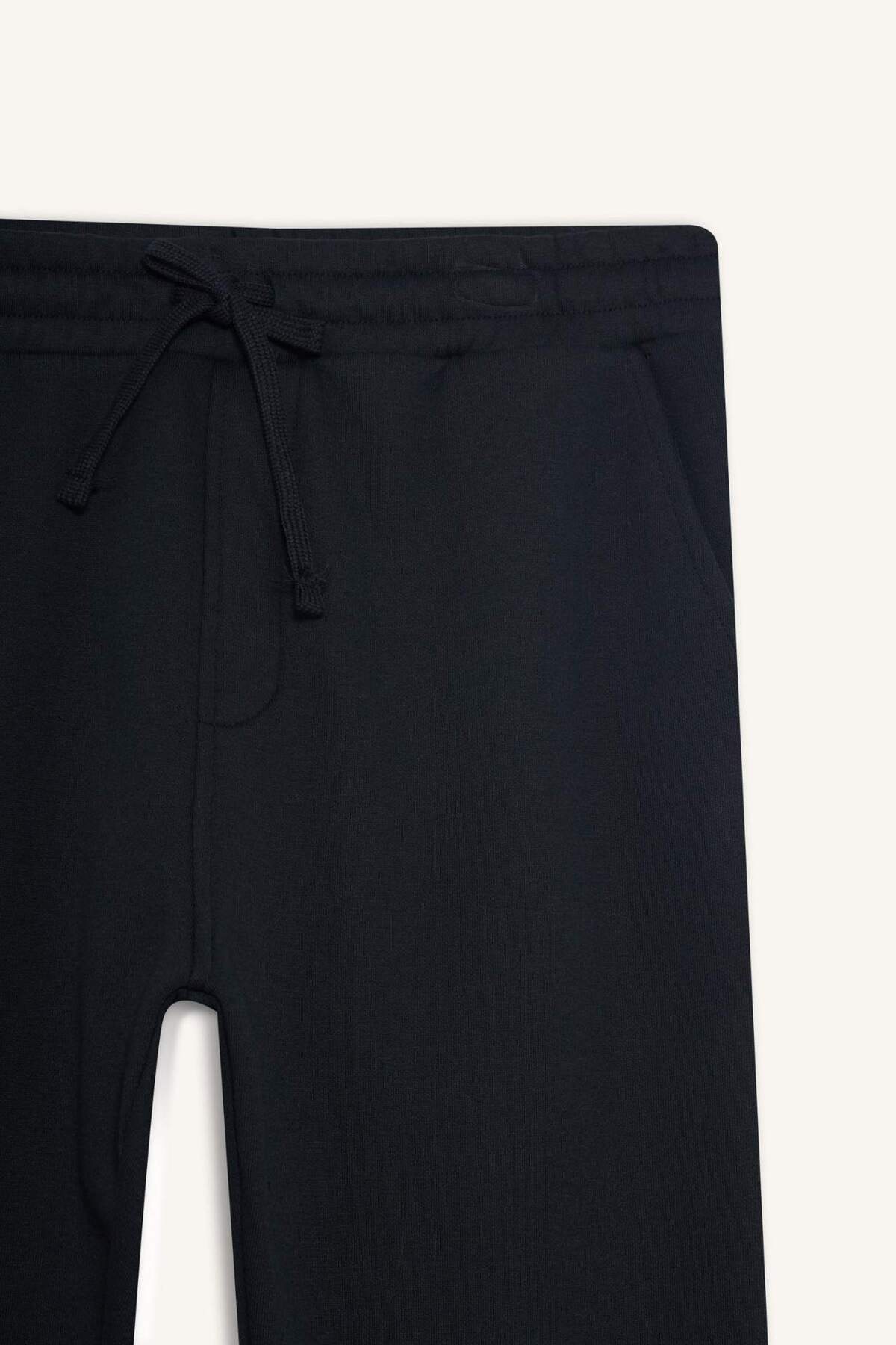 Defacto  Regular Fit Beli Bağcıklı Cepli Düz Paça Kalın Eşofman Altı D7836AX25AU - Görsel 7