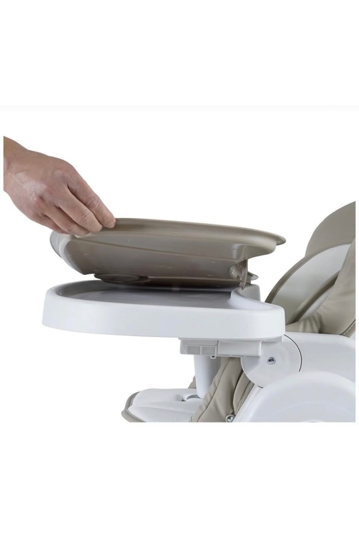 Prego Lucca Asansörlü Tekerlekli Çift Tepsili Mama Sandalyesi 4024 fotoğrafı 3 (önizleme)