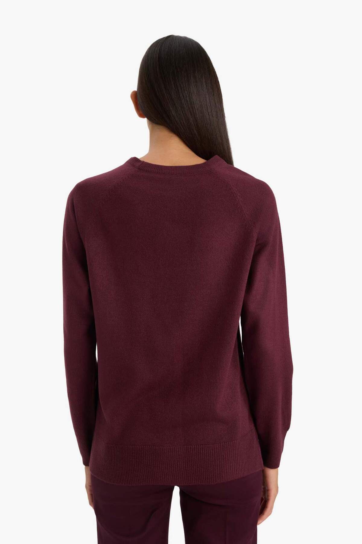 Defacto  Relax Fit Basıc Triko Kazak I6913AZ25WN - Görsel 5