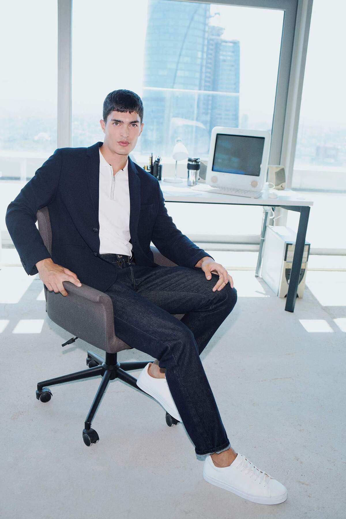 Defacto  Modern Fit Düğmeli Cepli Blazer Ceket F2347AX25AU