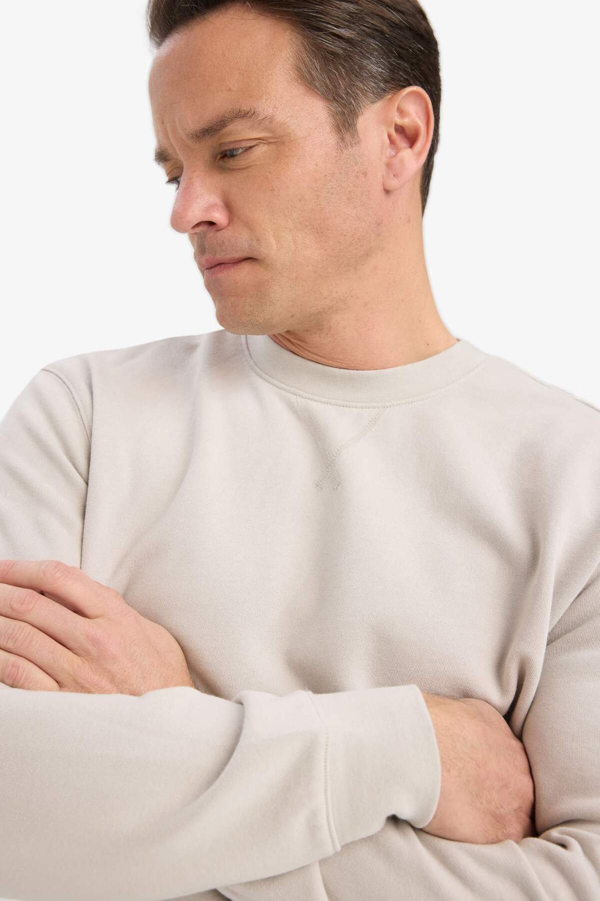 Defacto  %100 Pamuk Basic Sweatshirt E8339AX25AU - Görsel 4