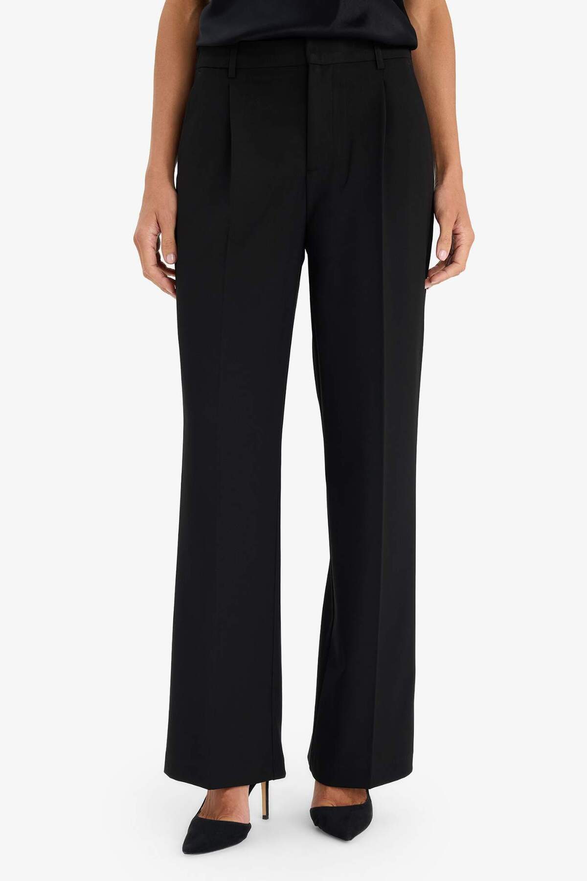 Defacto  Straight Fit Palazzo Pantolon (26 SP) - Görsel 7