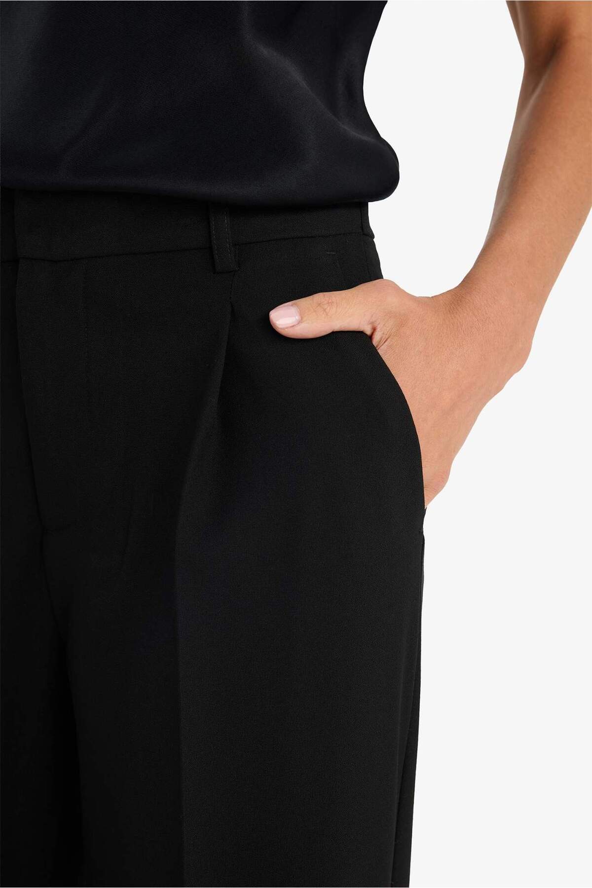 Defacto  Straight Fit Palazzo Pantolon (26 SP) - Görsel 8