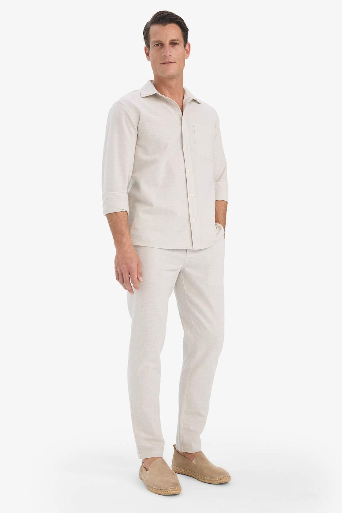 Defacto  %100 Pamuk Slim Fit Pantolon D2671AX25AU