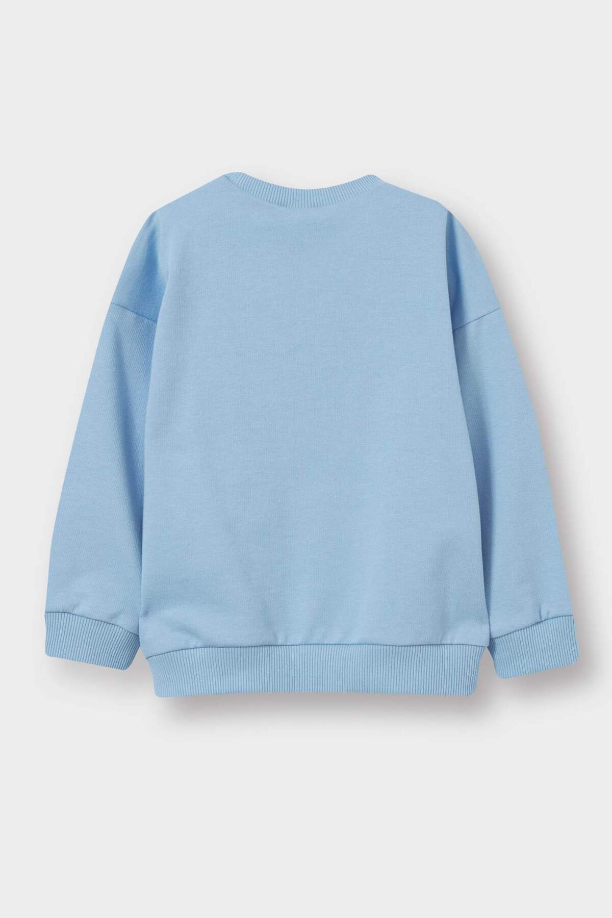 Defacto Bisiklet Yaka Basic Düz Sweatshirt Erkek Bebek A7343A525AU fotoğrafı 3 (önizleme)
