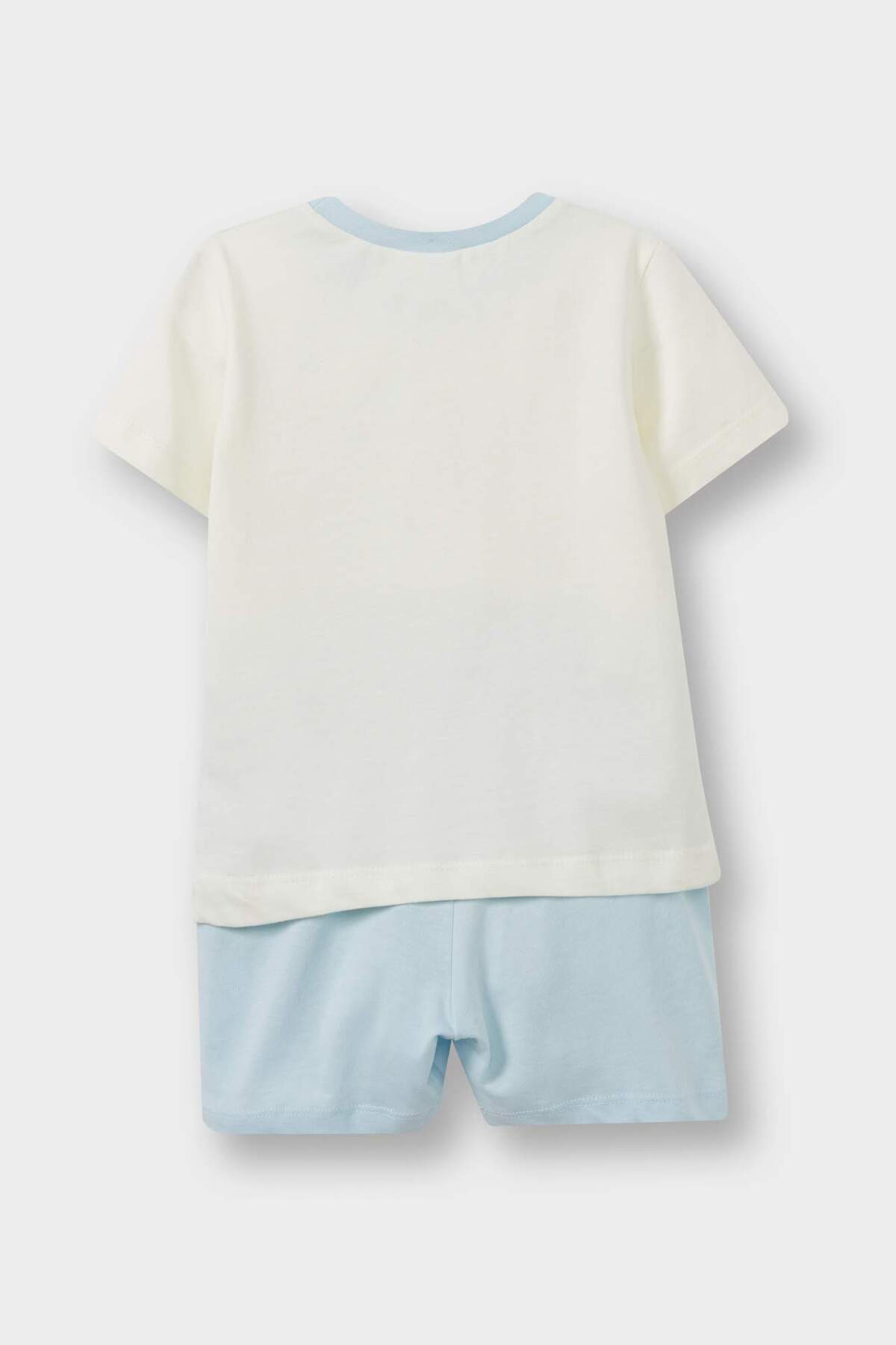 Defacto %100 Pamuklu Araç Baskılı Beli Lastikli 4'lü Pijama Takımı Erkek Bebek E1192A525HS fotoğrafı 5 (önizleme)