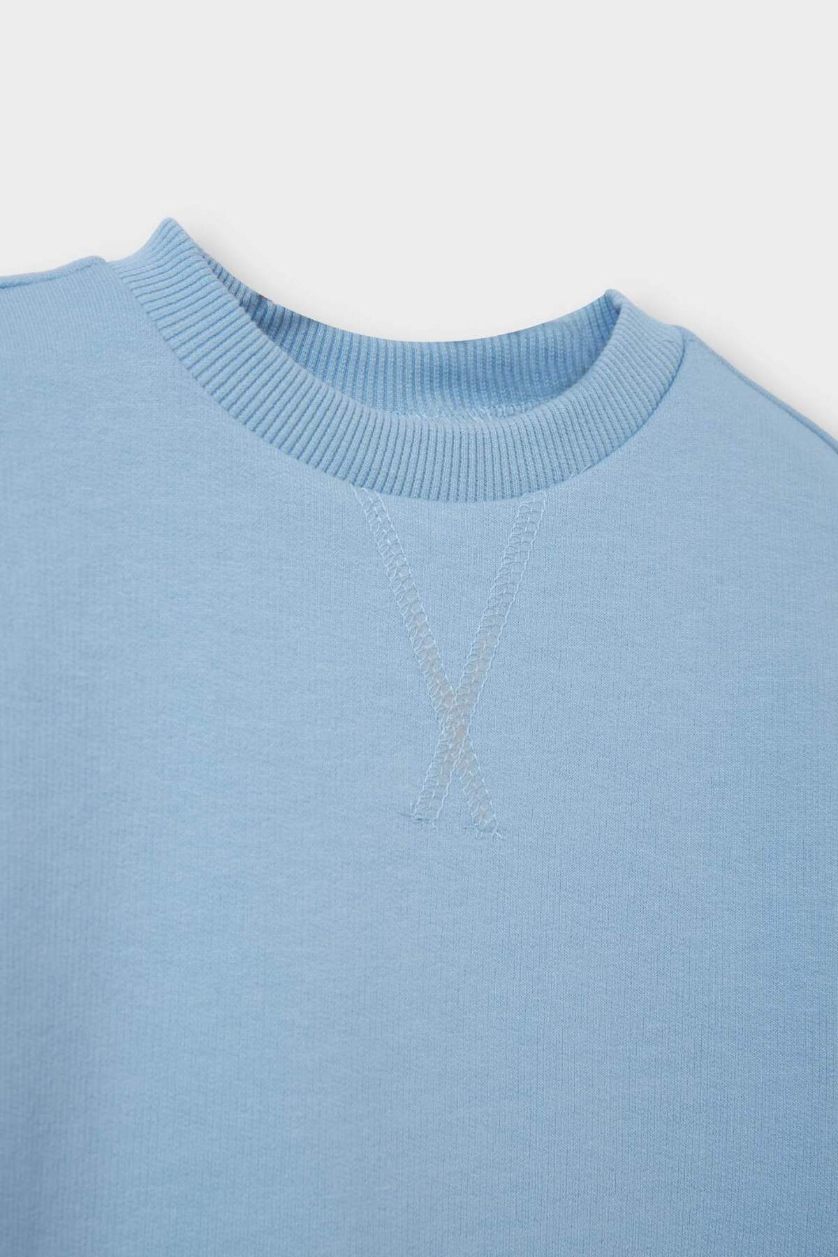 Defacto Bisiklet Yaka Basic Düz Sweatshirt Erkek Bebek A7343A525AU fotoğrafı 2 (önizleme)