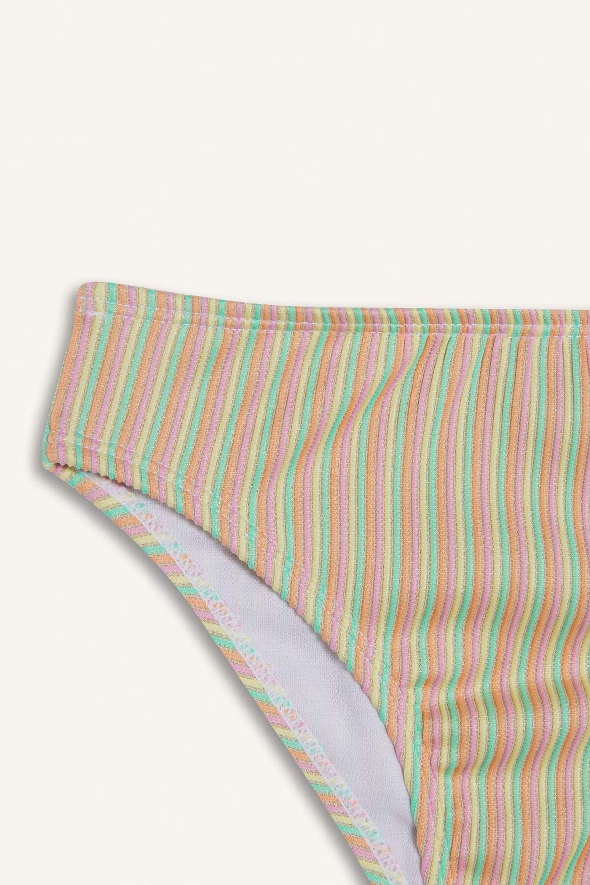 Defacto Çizgili Bikini Takımı Kız Çocuk E3535A825HS fotoğrafı 5 (önizleme)