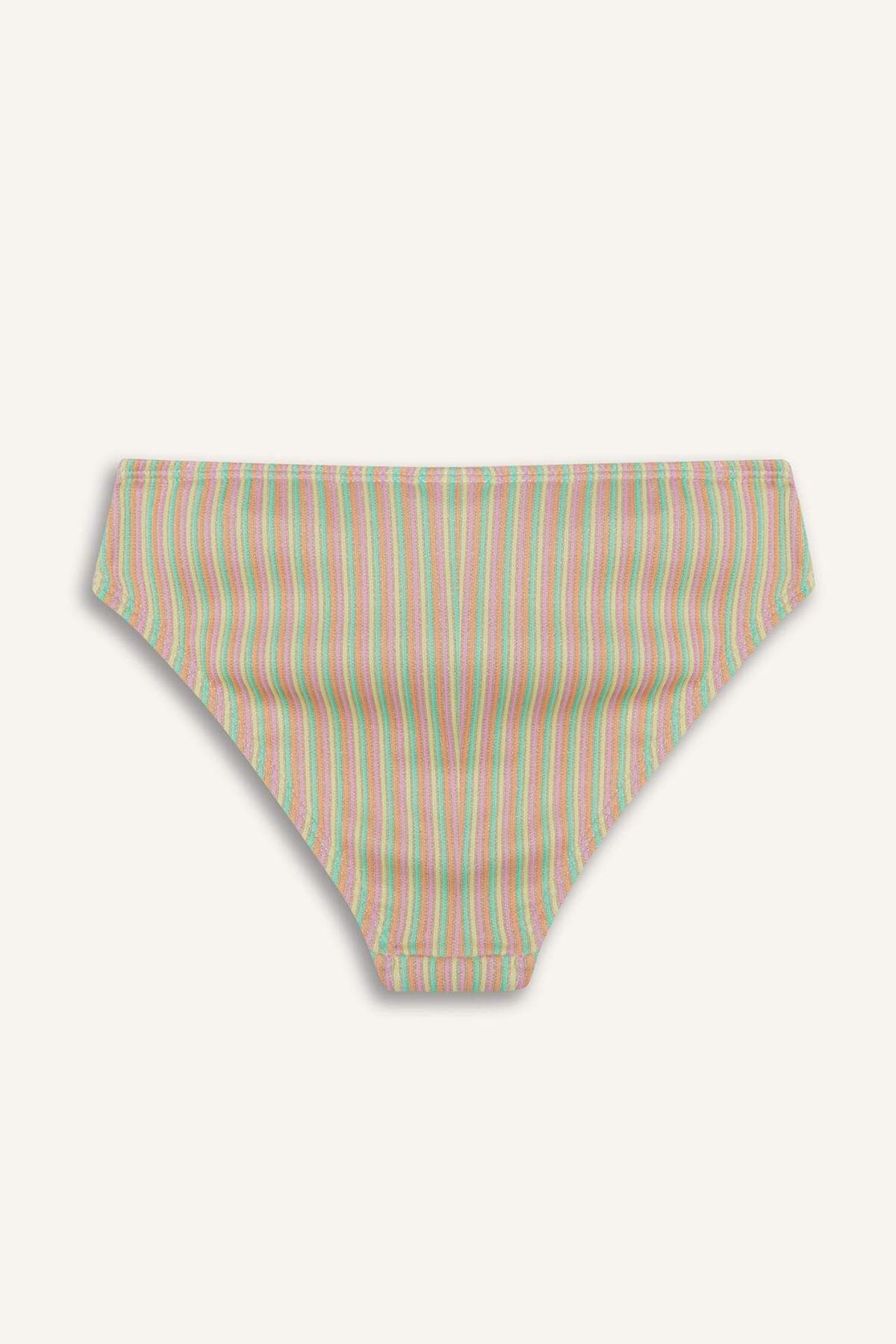 Defacto Çizgili Bikini Takımı Kız Çocuk E3535A825HS fotoğrafı 7 (önizleme)