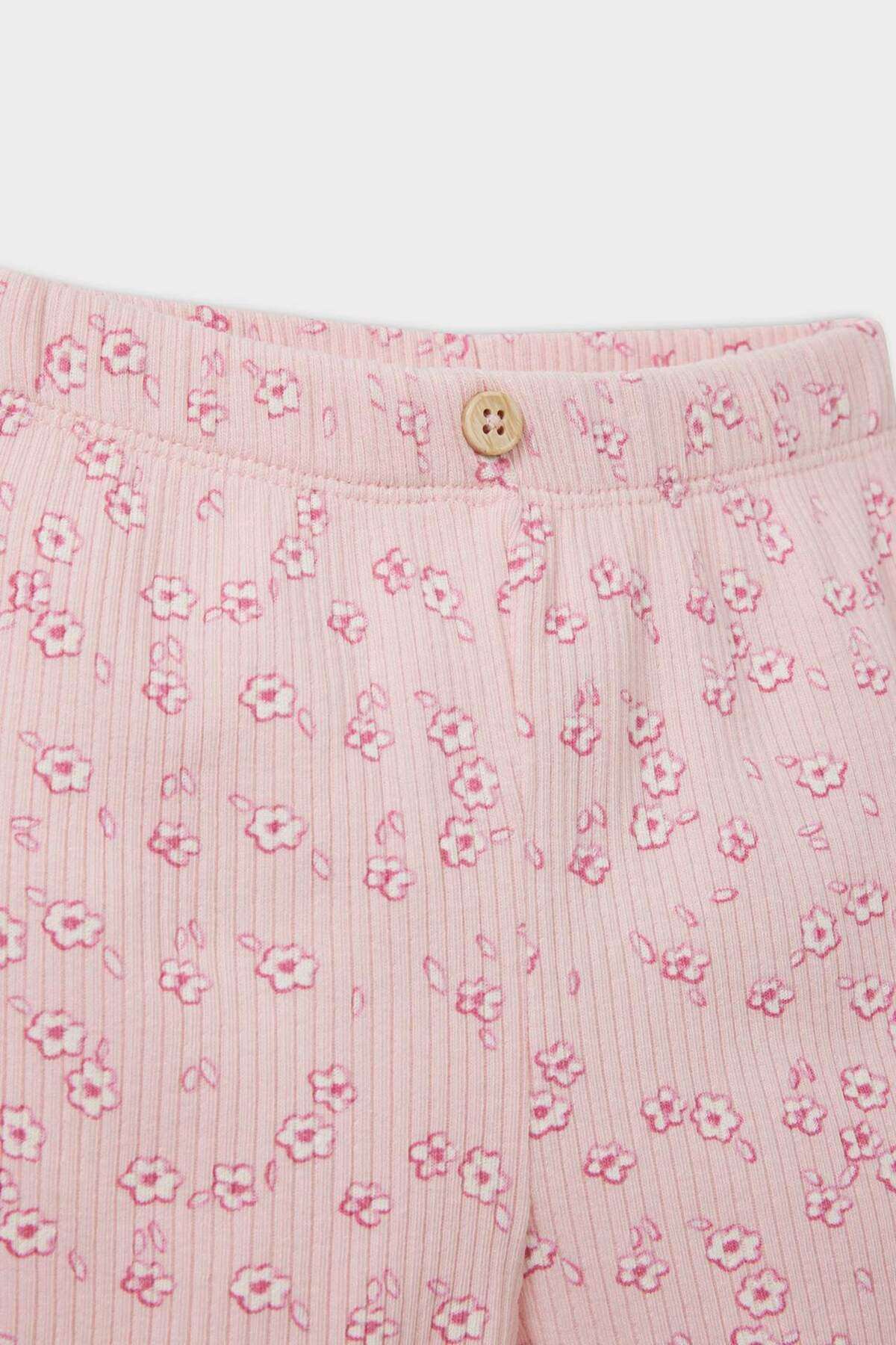 Defacto Biker Çiçekli Fitilli Kaşkorse Şort Kız Bebek E8918A525SM fotoğrafı 2 (önizleme)