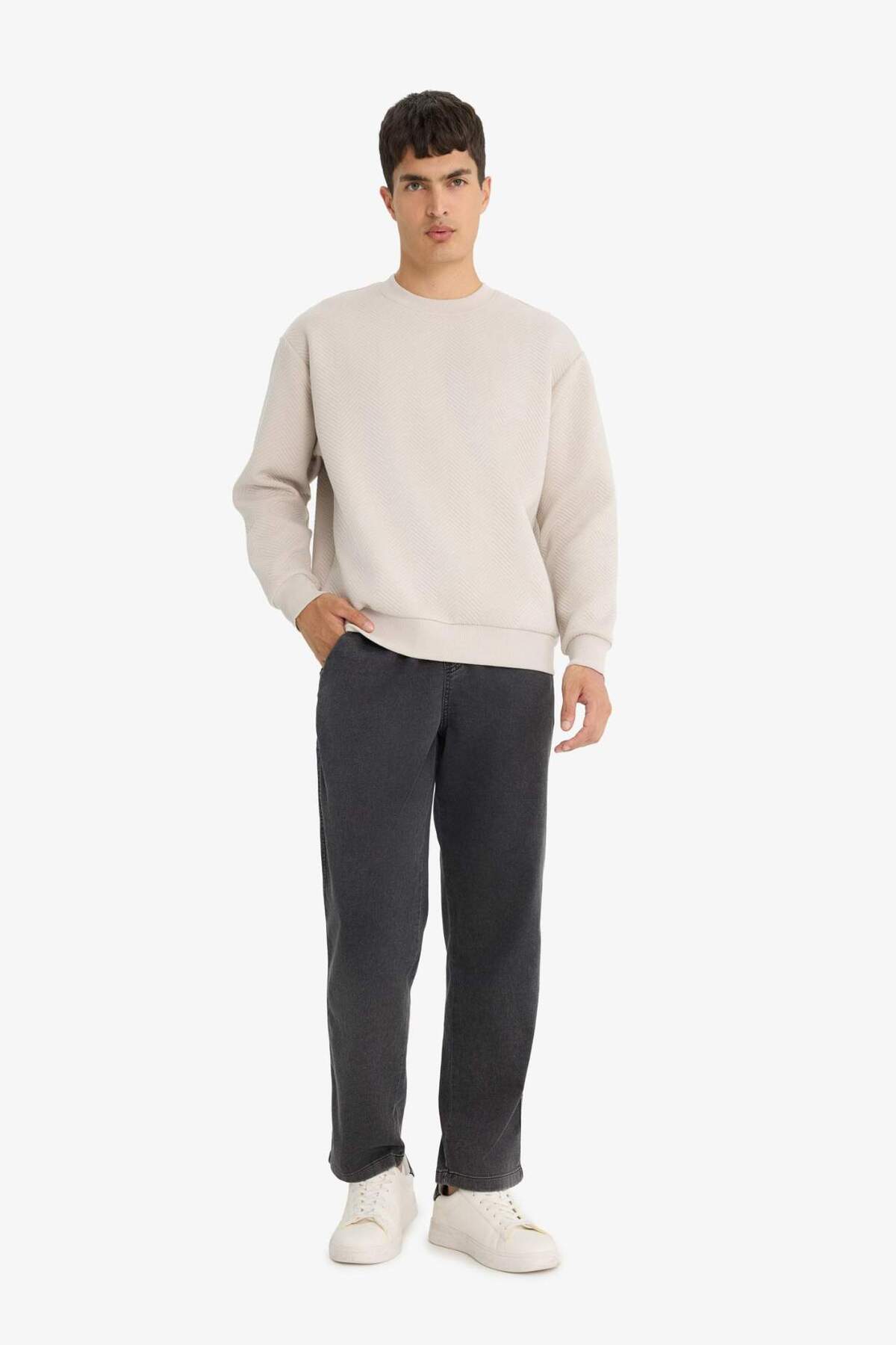 Defacto  Yumuşak Dokulu Wide Leg Jean Pantolon F2949AX25SP