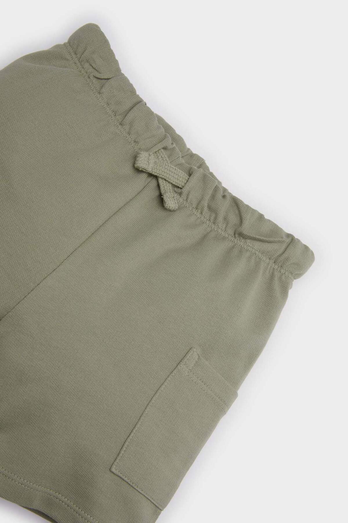 Defacto Beli Lastikli Basic Düz Şort Erkek Bebek E4907A525SM fotoğrafı 2 (önizleme)