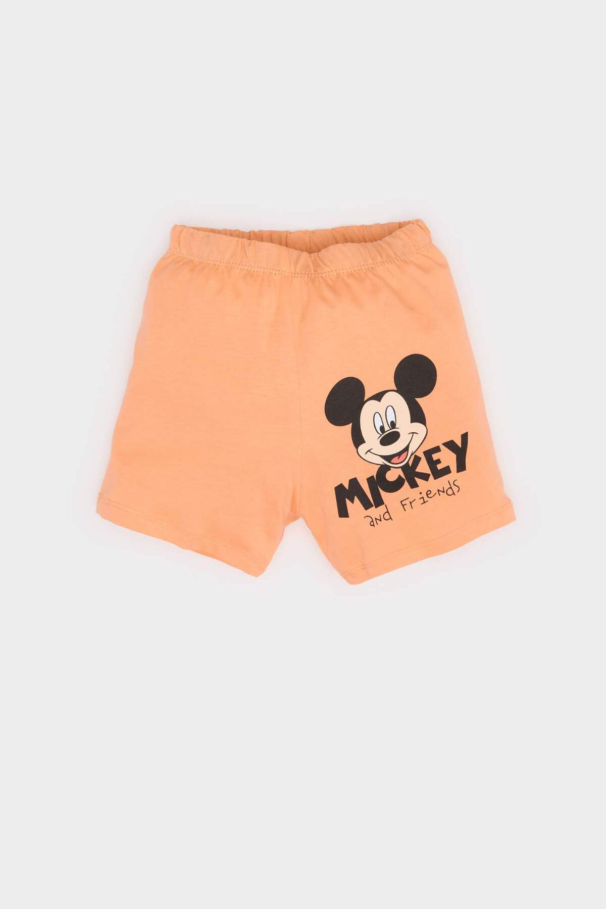 Defacto Disney Mickey & Minnie 2'li Takım Kısa Kollu Tişört Beli Lastikli Şort Erkek Bebek E6924A525SM fotoğrafı 2 (önizleme)