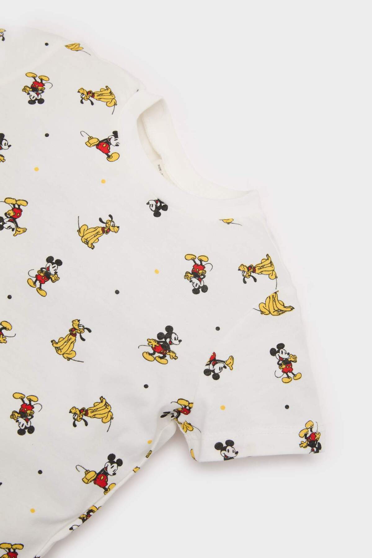 Defacto %100 Pamuklu Dısney Mıckey & Mınnıe Beli Lastikli Pijama Takımı Erkek Bebek E1185A525HS fotoğrafı 3 (önizleme)