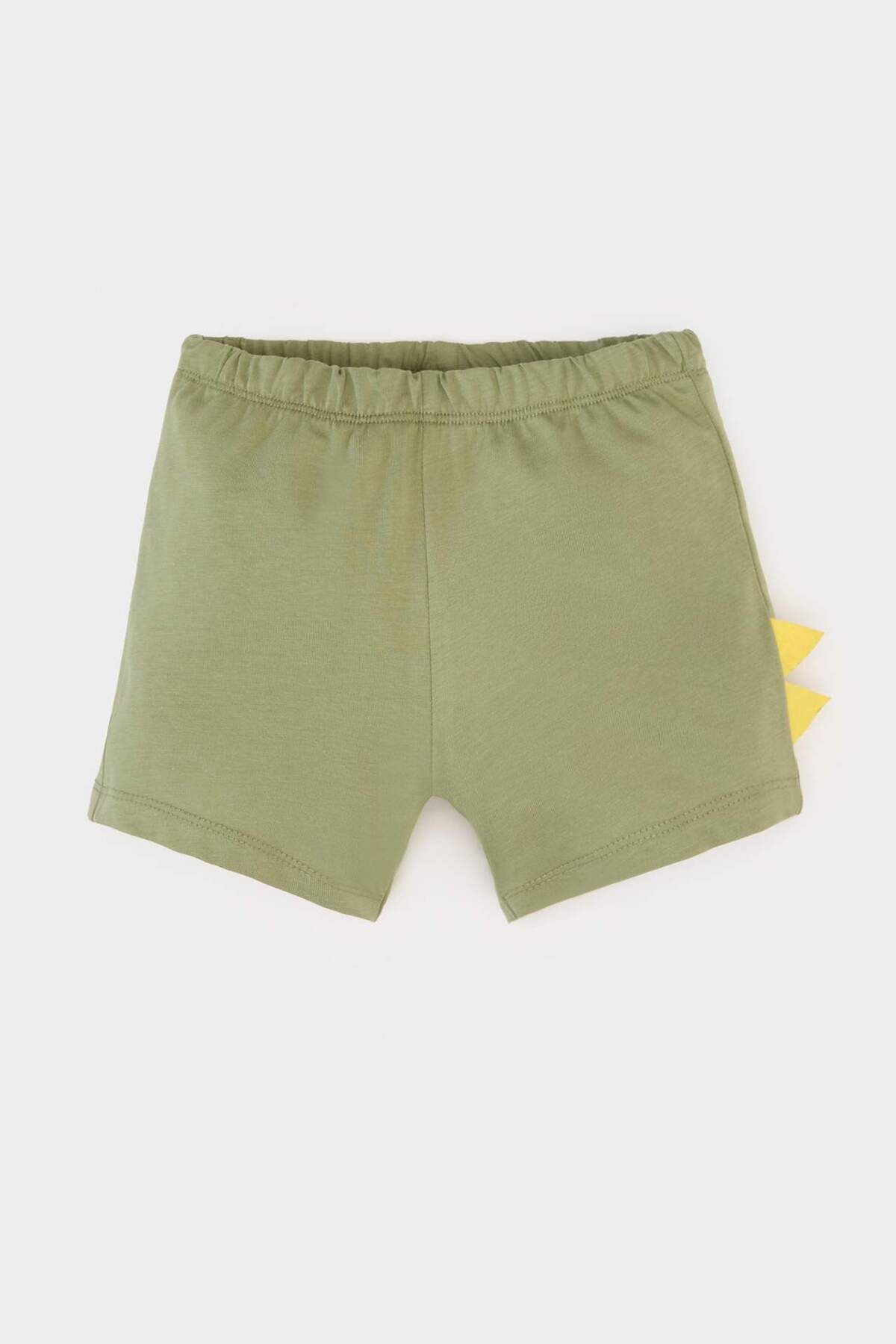 Defacto 2li Takım Dinozor Baskılı Kısa Kollu Tişört Şort Erkek Bebek E8732A525SM fotoğrafı 2 (önizleme)