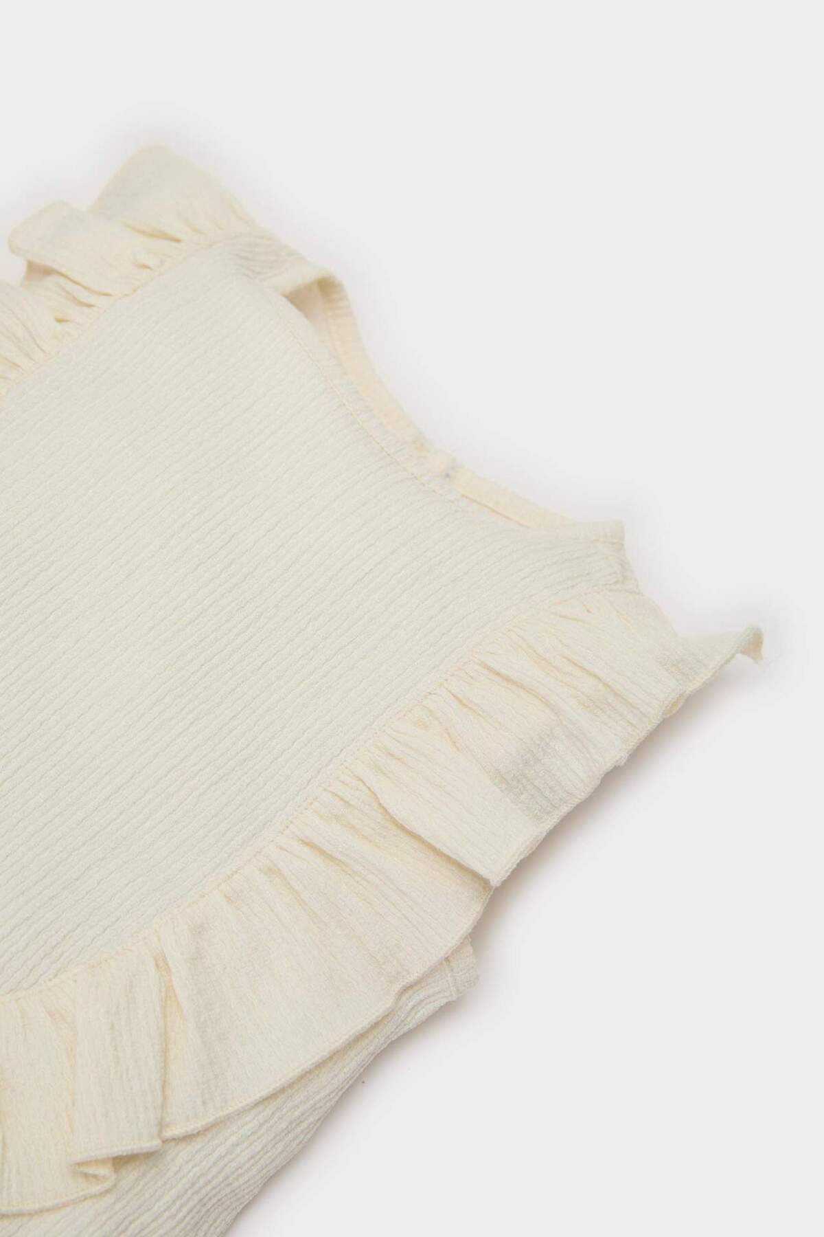 Defacto 2li Takım Kolsuz Bluz Beli Lastikli Geniş Paça Pantolon Kız Bebek C4016A525SM fotoğrafı 4 (önizleme)