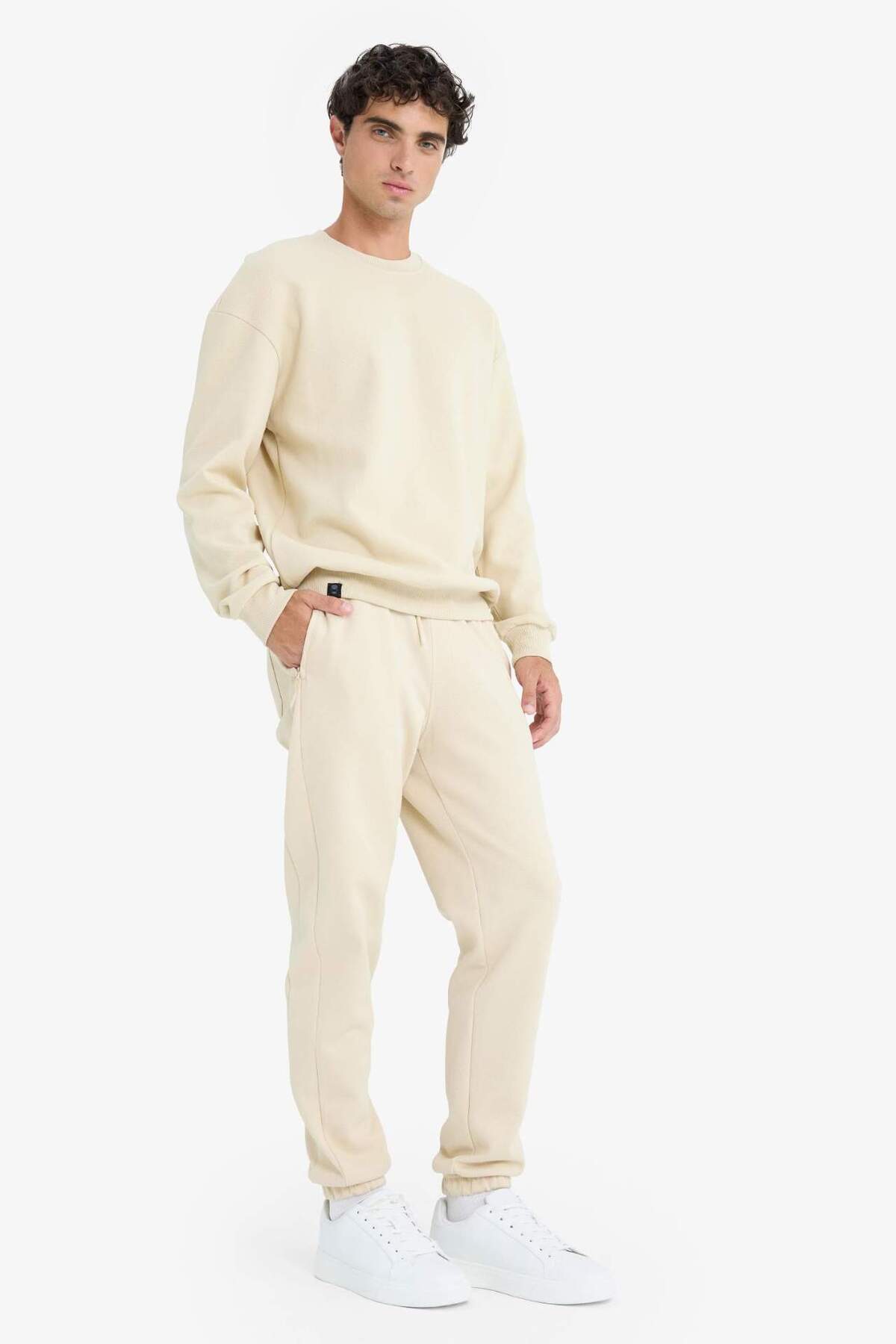 DeFacto Slim Fit Dar Kesim Fermuar Cepli Pike Eşofman Altı D5258AX25SP