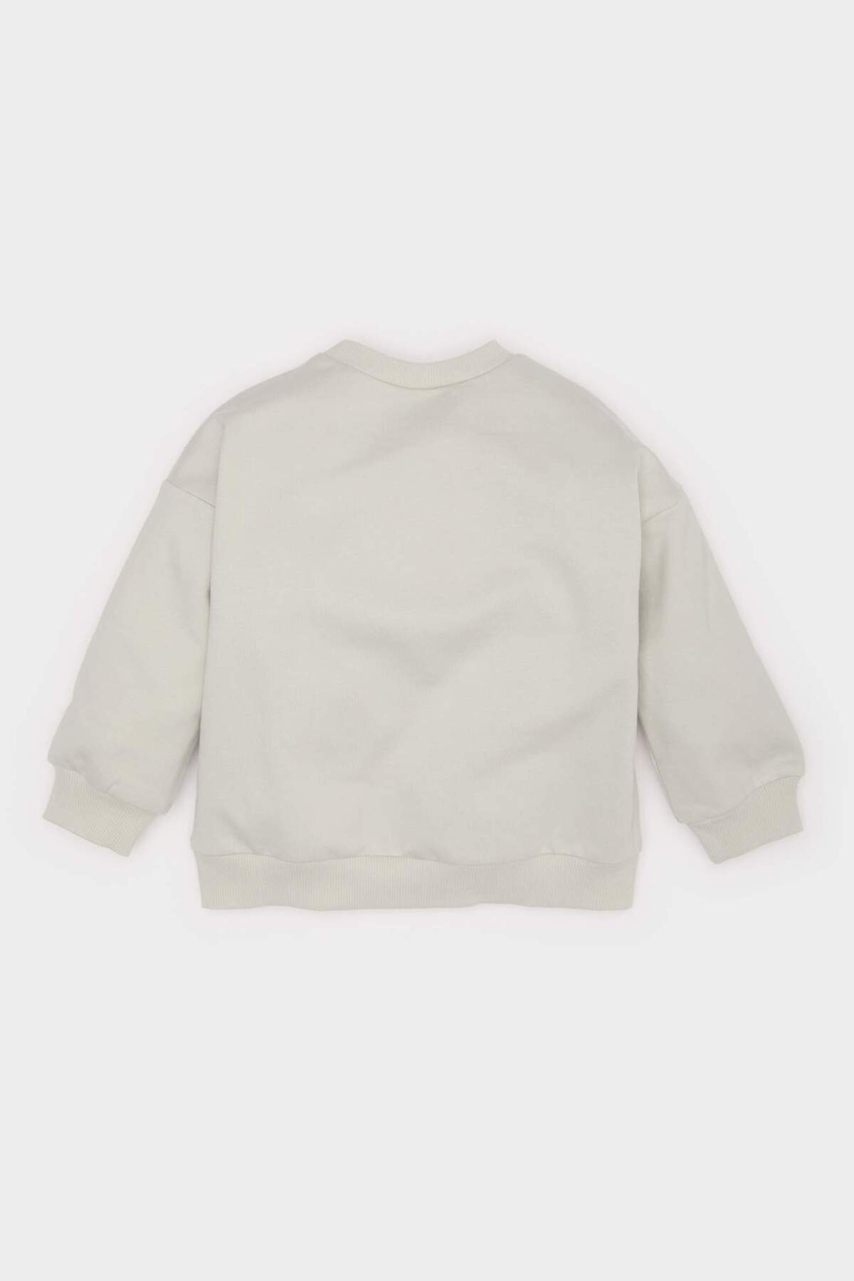 Defacto Bisiklet Yaka Baskılı Sweatshirt Erkek Bebek E5936A525SP fotoğrafı 5 (önizleme)