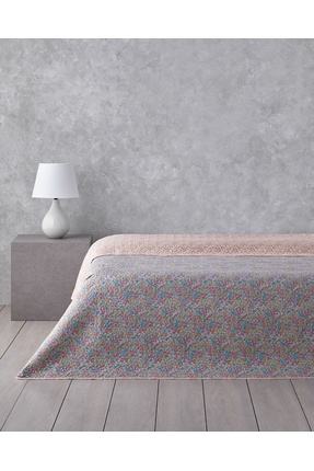 English Home Floral Serenade Çift Kişilik Çok Amaçlı Örtü 200x220 cm Pembe